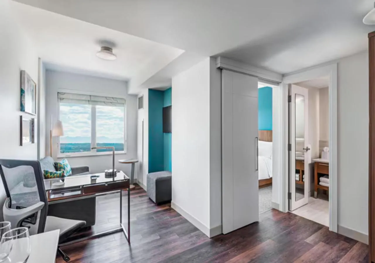 Bedroom in Element Calgary Airport