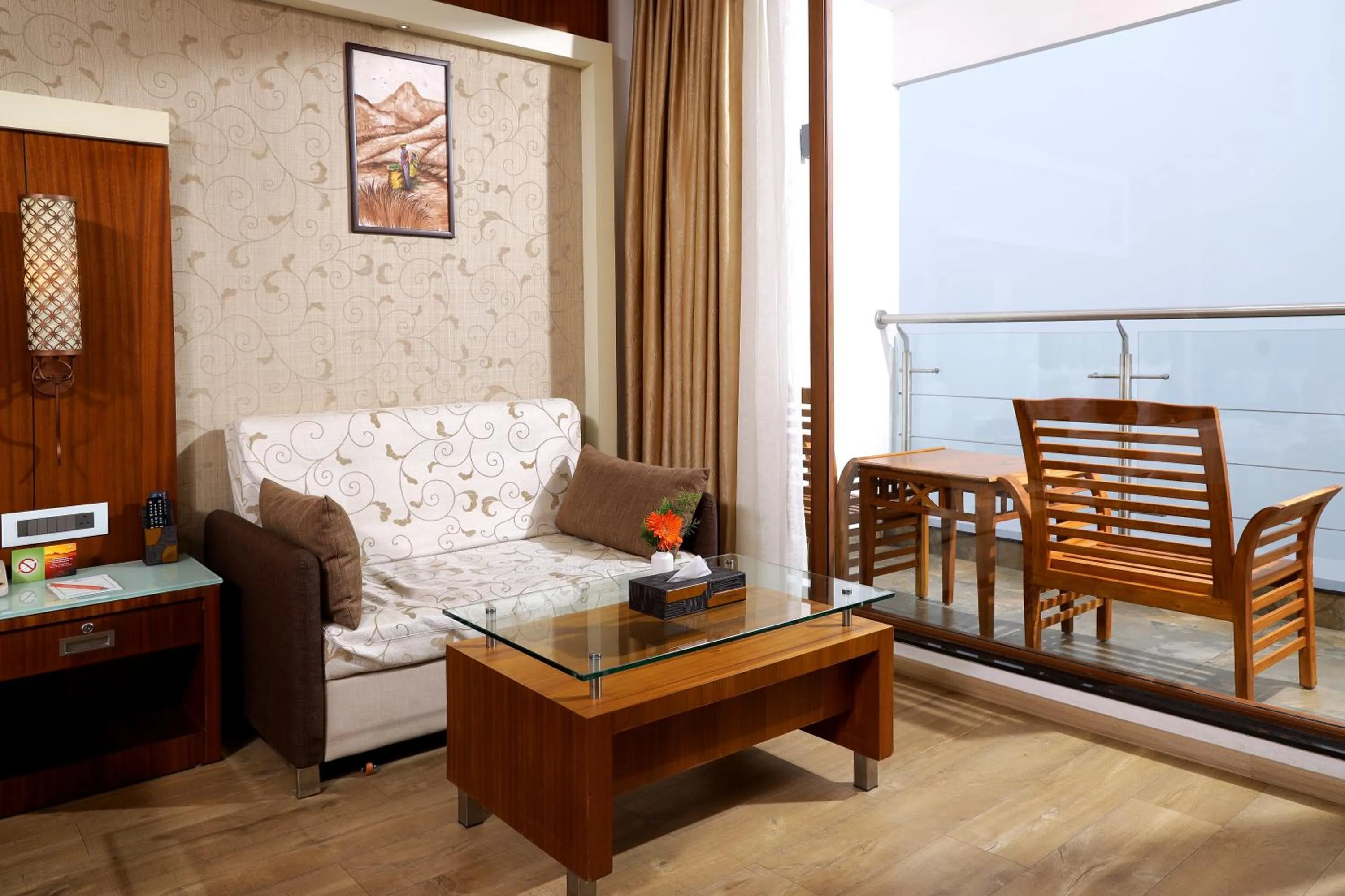 Seating area in Amber Dale Luxury Hotel & Spa, Munnar