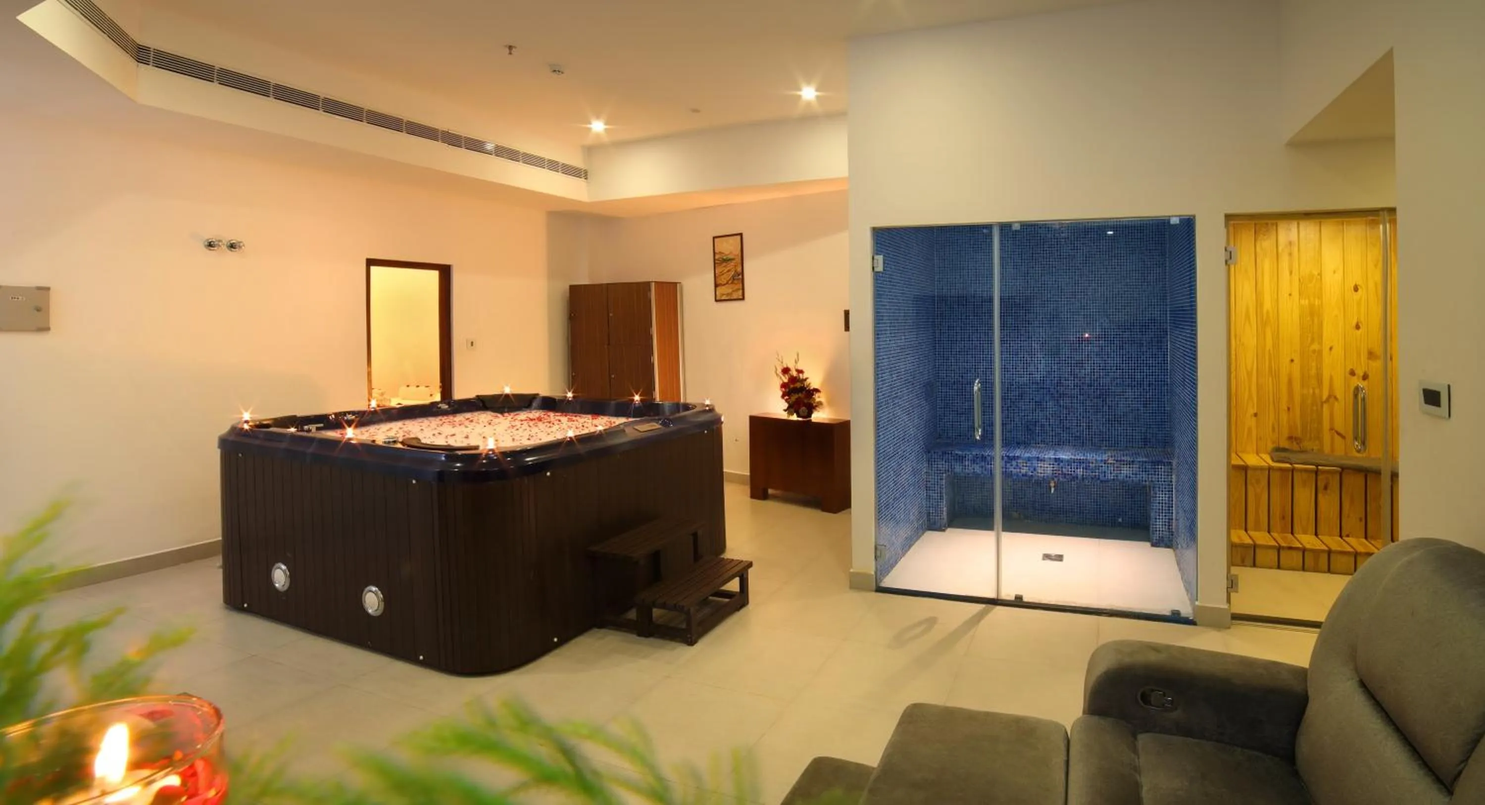 Sauna in Amber Dale Luxury Hotel & Spa, Munnar