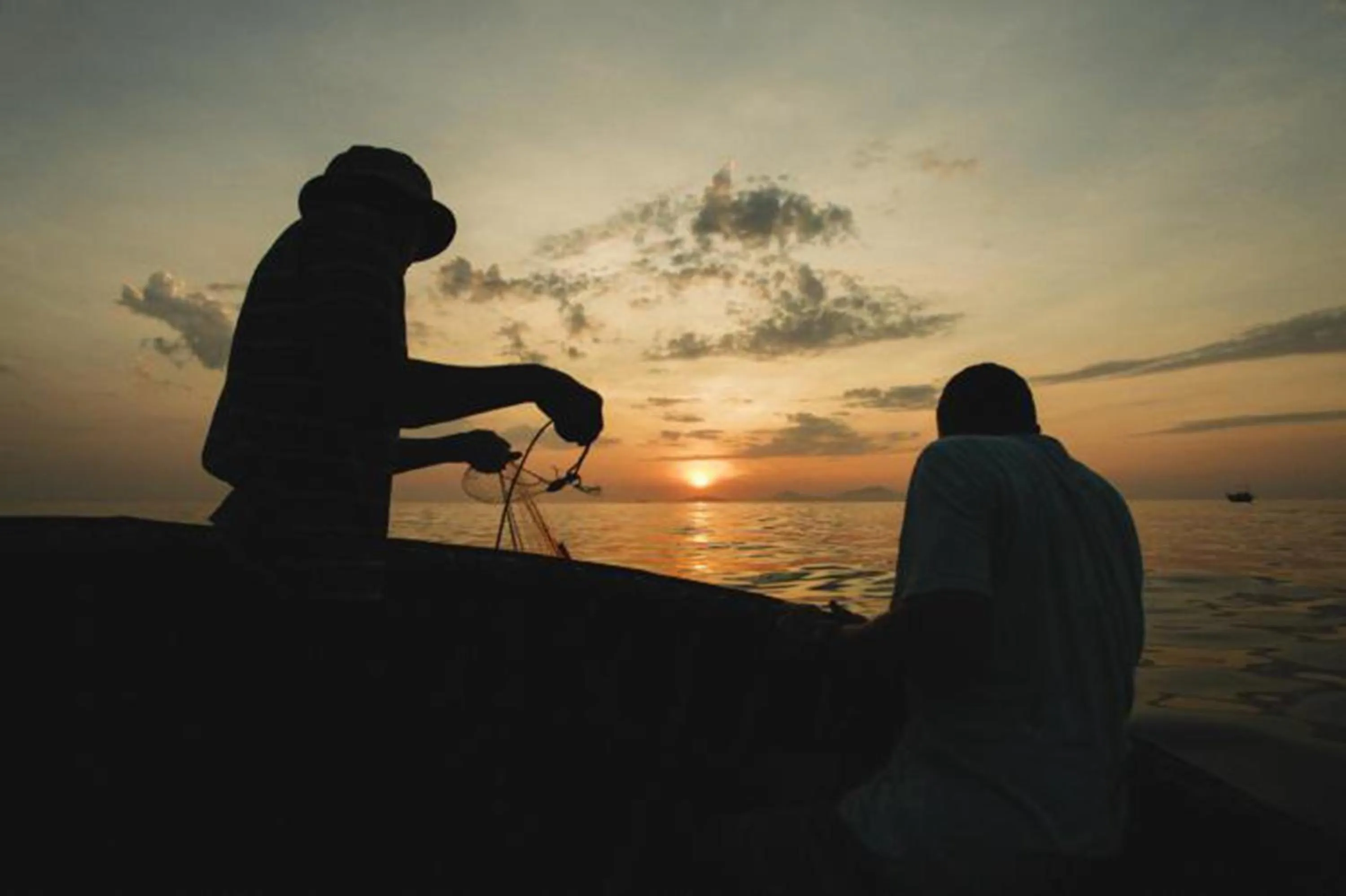 Fishing in Lang Dong An Bang