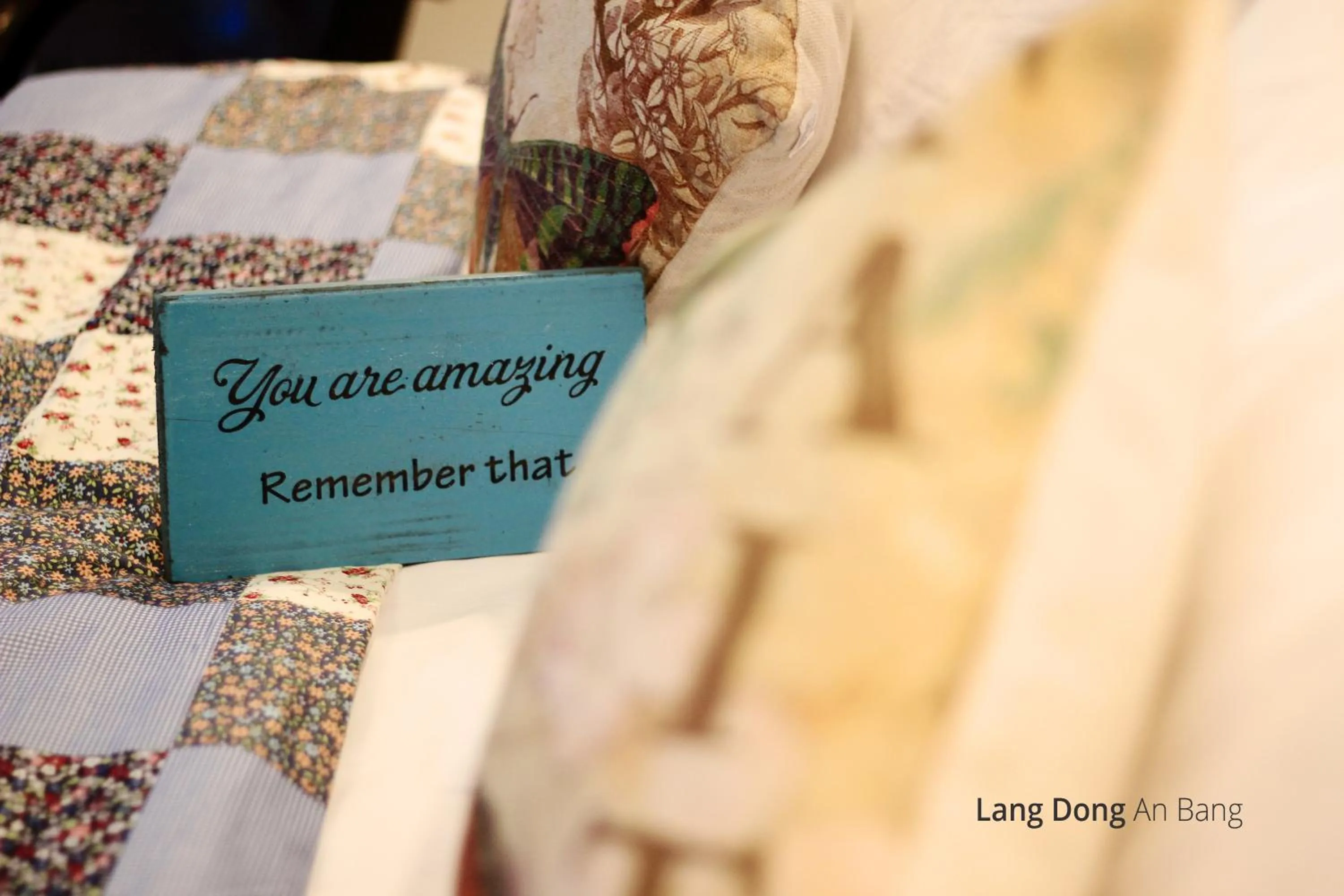 Text overlay in Lang Dong An Bang