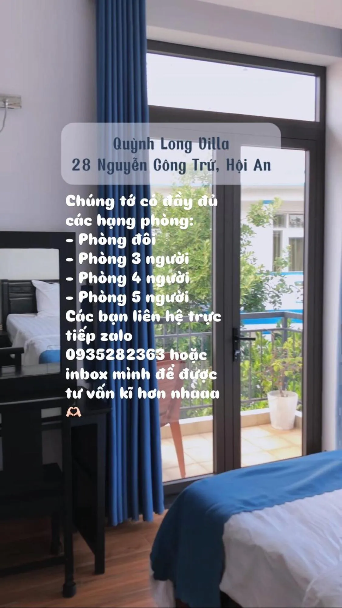 Bed in Quynh Long Villa