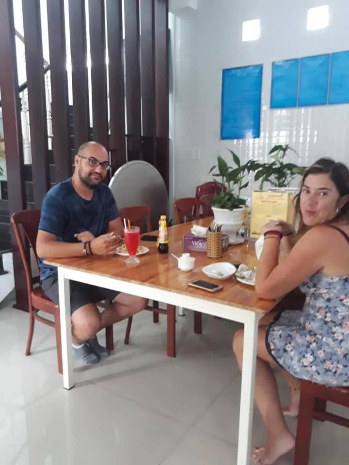 People in Quynh Long Villa