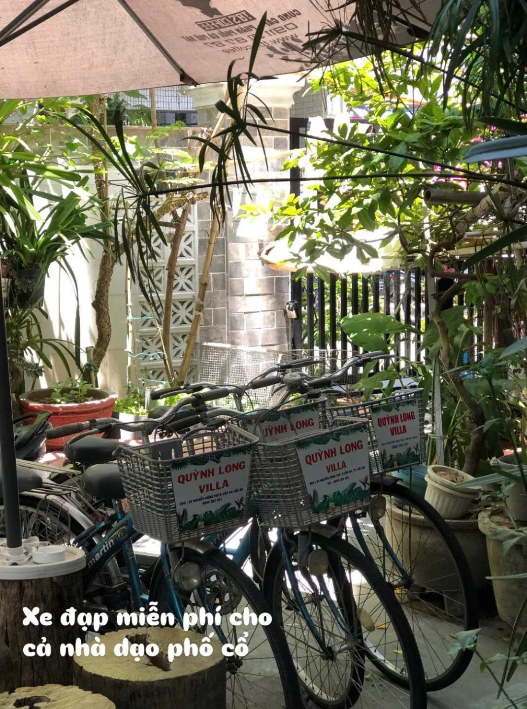 Cycling in Quynh Long Villa