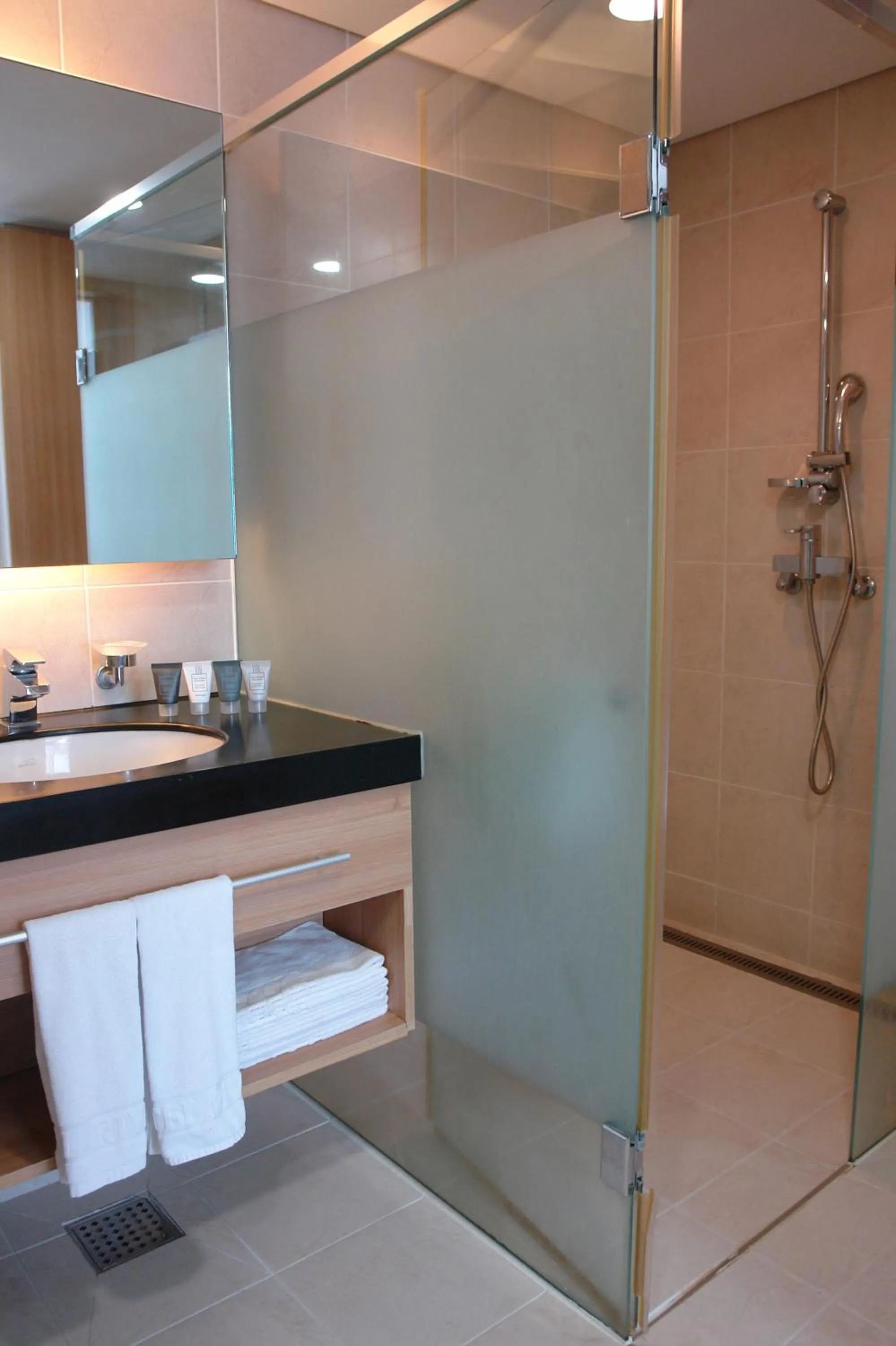 Shower in Hotel Riviera Geoje