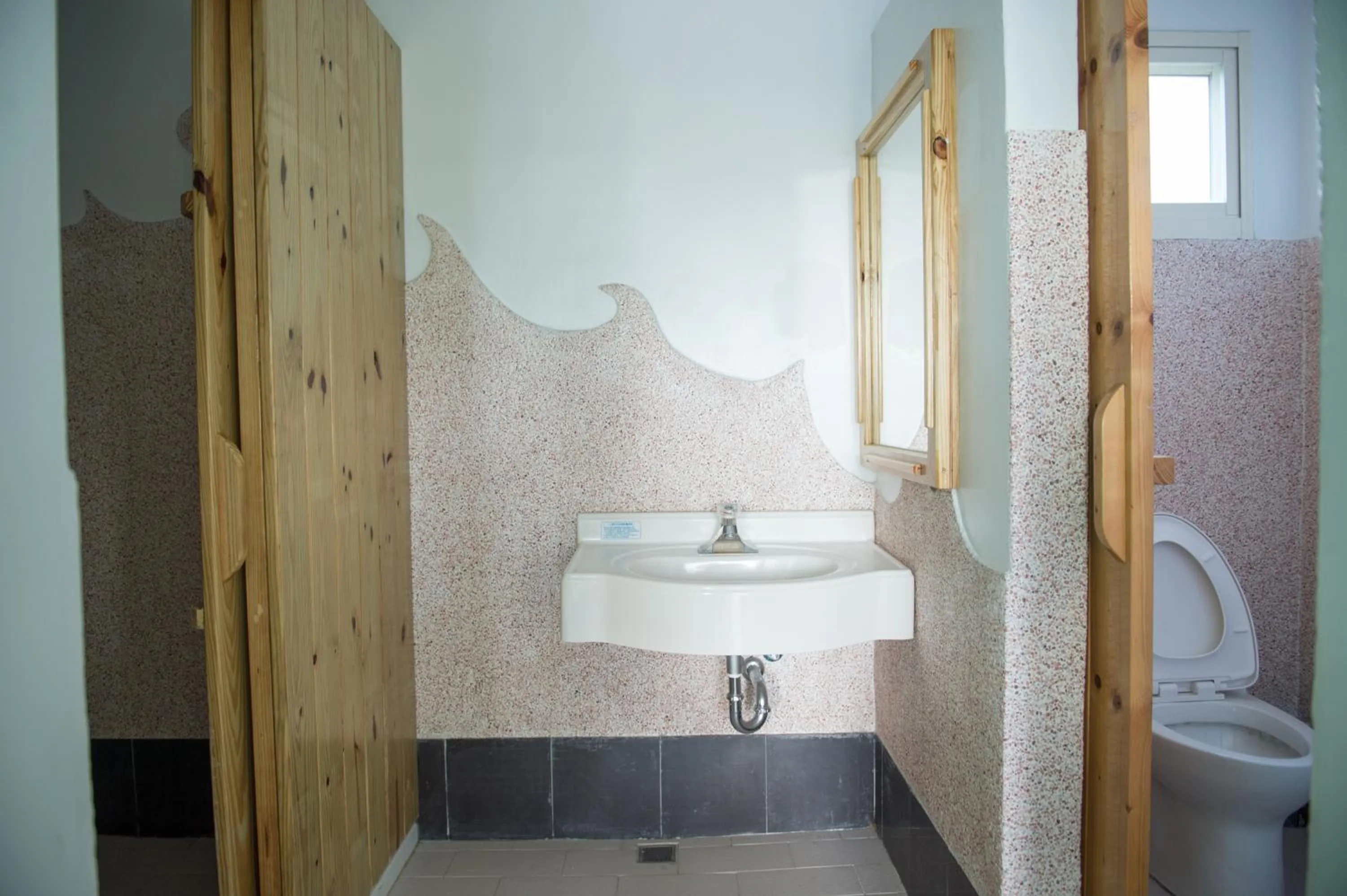 Shower in Country Lane