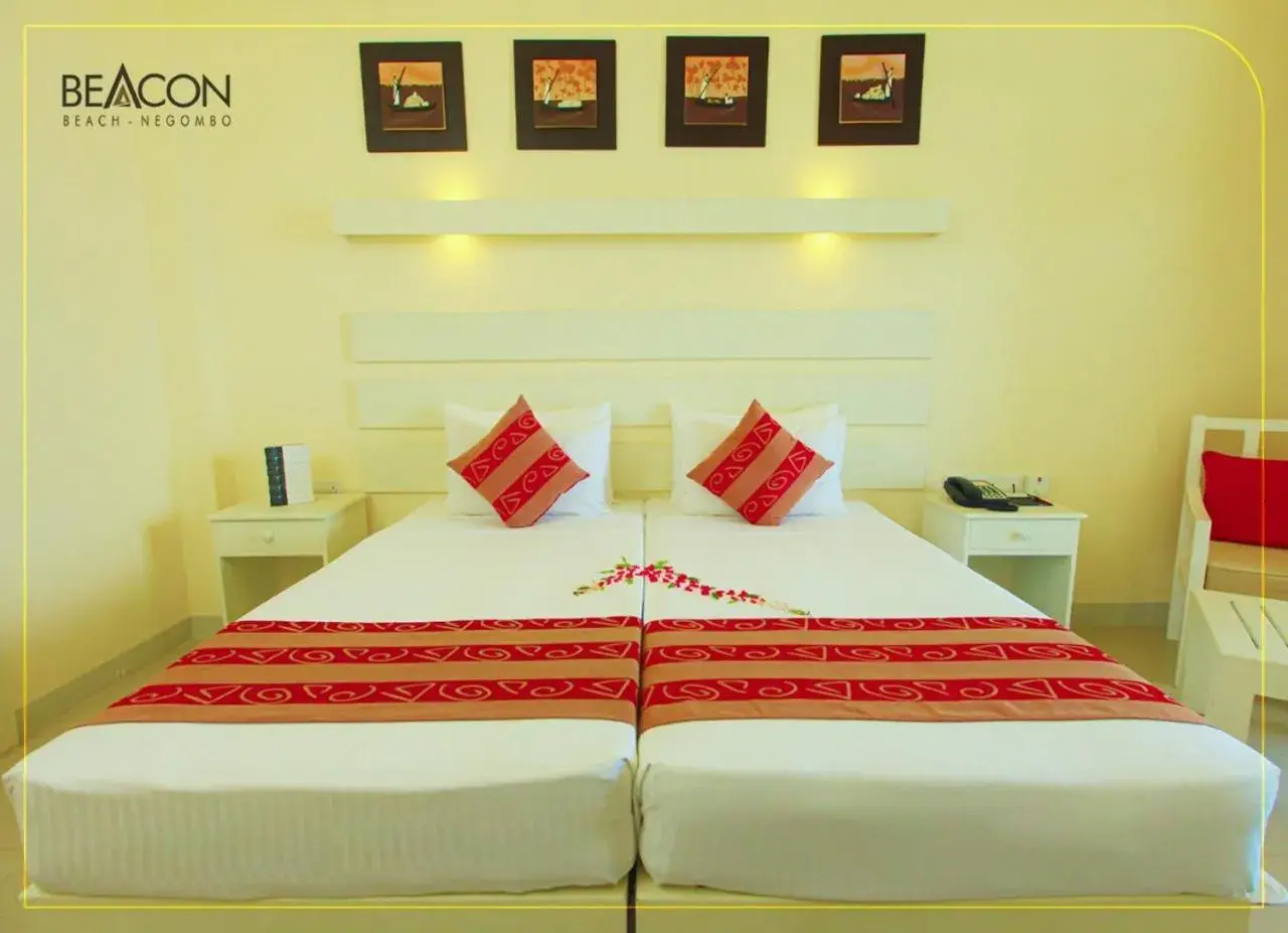 Deluxe Triple Room with Sea View in Beacon Beach Hotel Negombo Deluxe Triple Room with Sea View in Beacon Beach Hotel Negombo