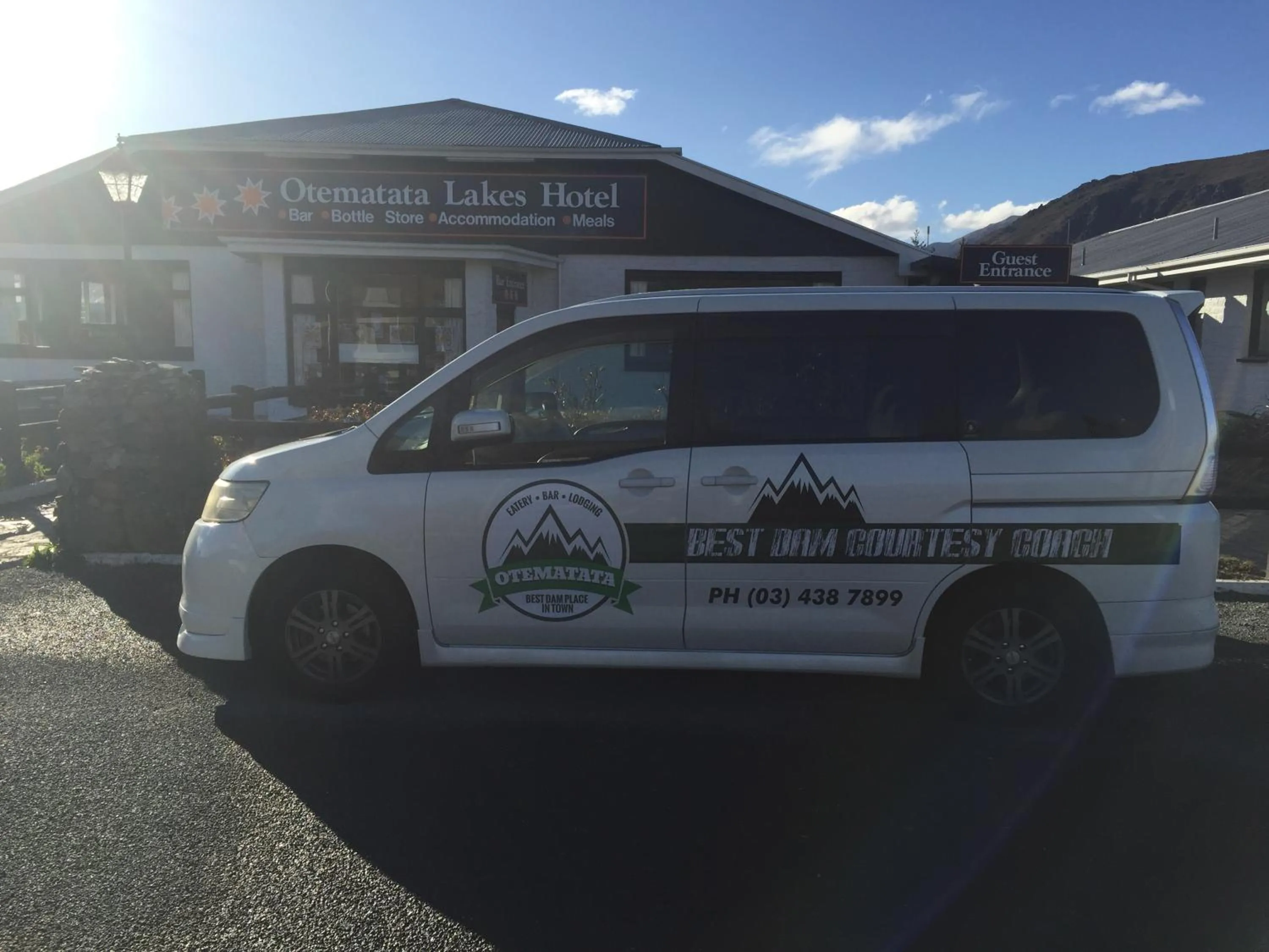 Property building in Otematata's Best Dam Pub