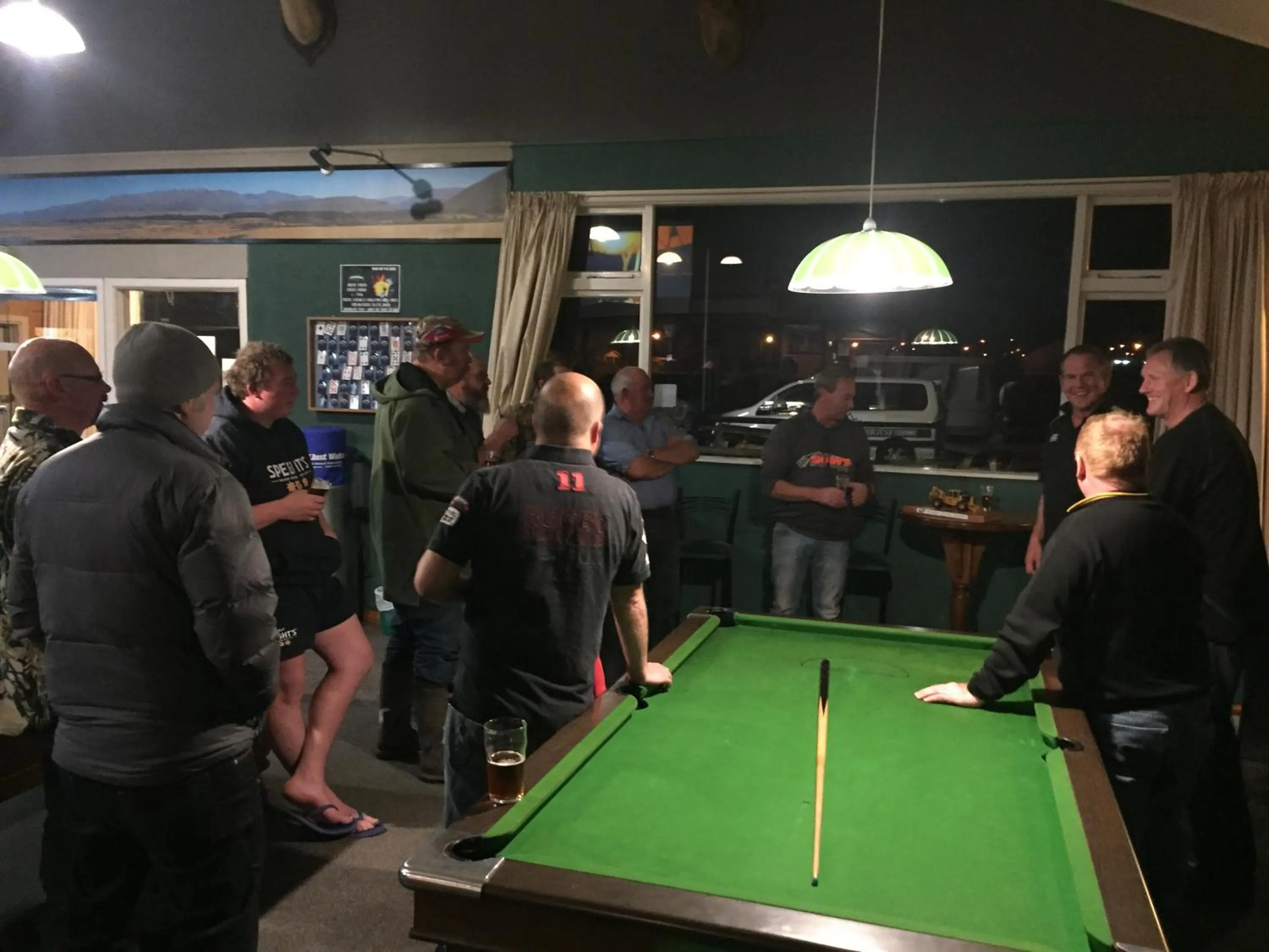 Billiard in Otematata's Best Dam Pub