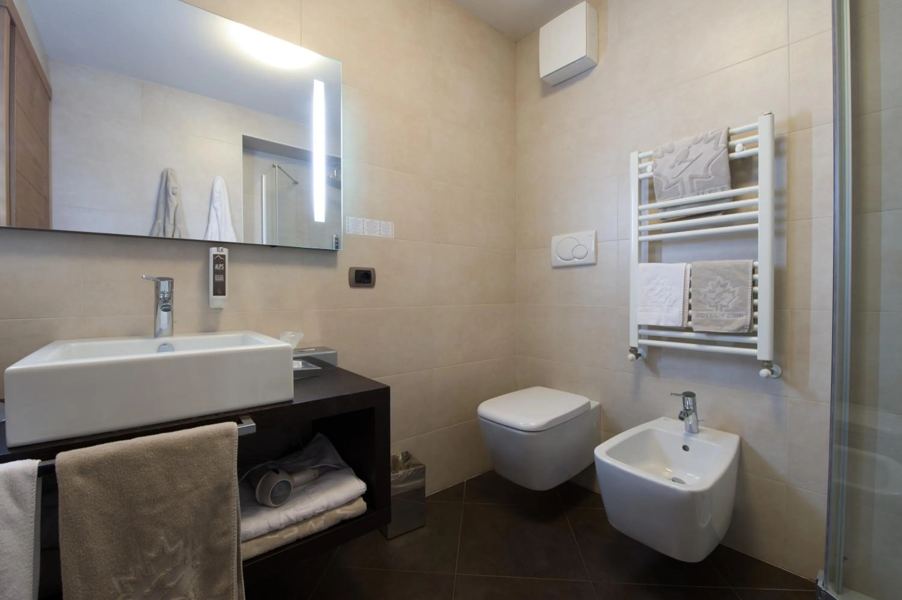 Bathroom in Hotel Vedig