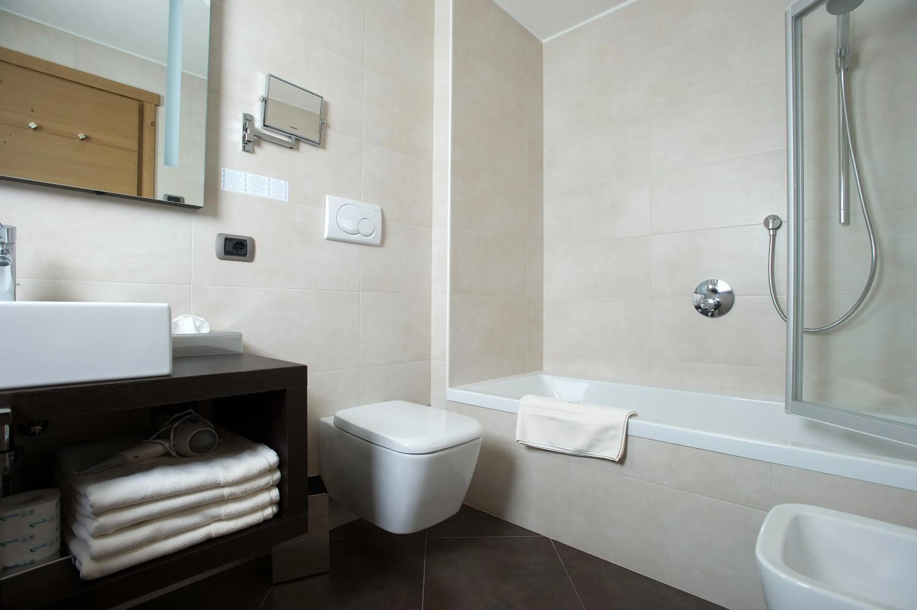 Bathroom in Hotel Vedig