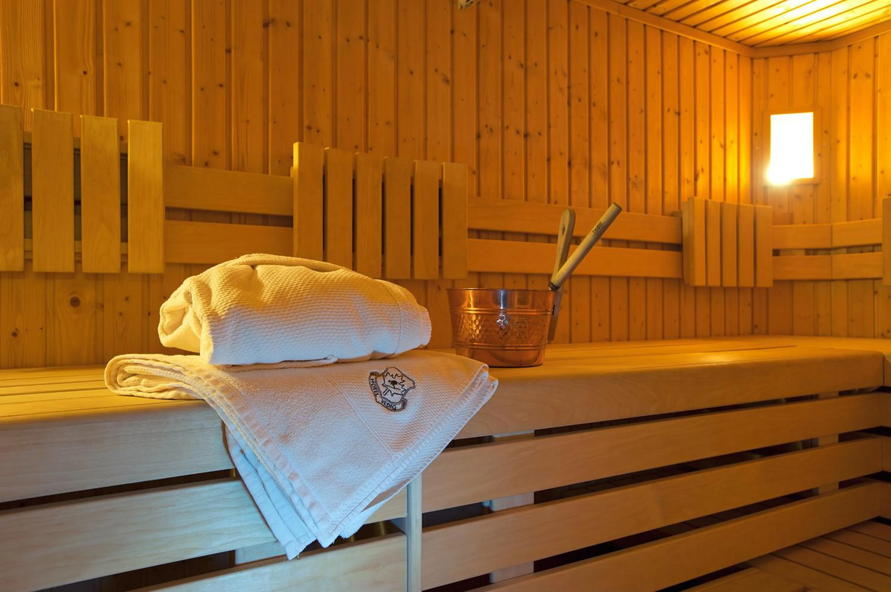 Sauna in Hotel Vedig