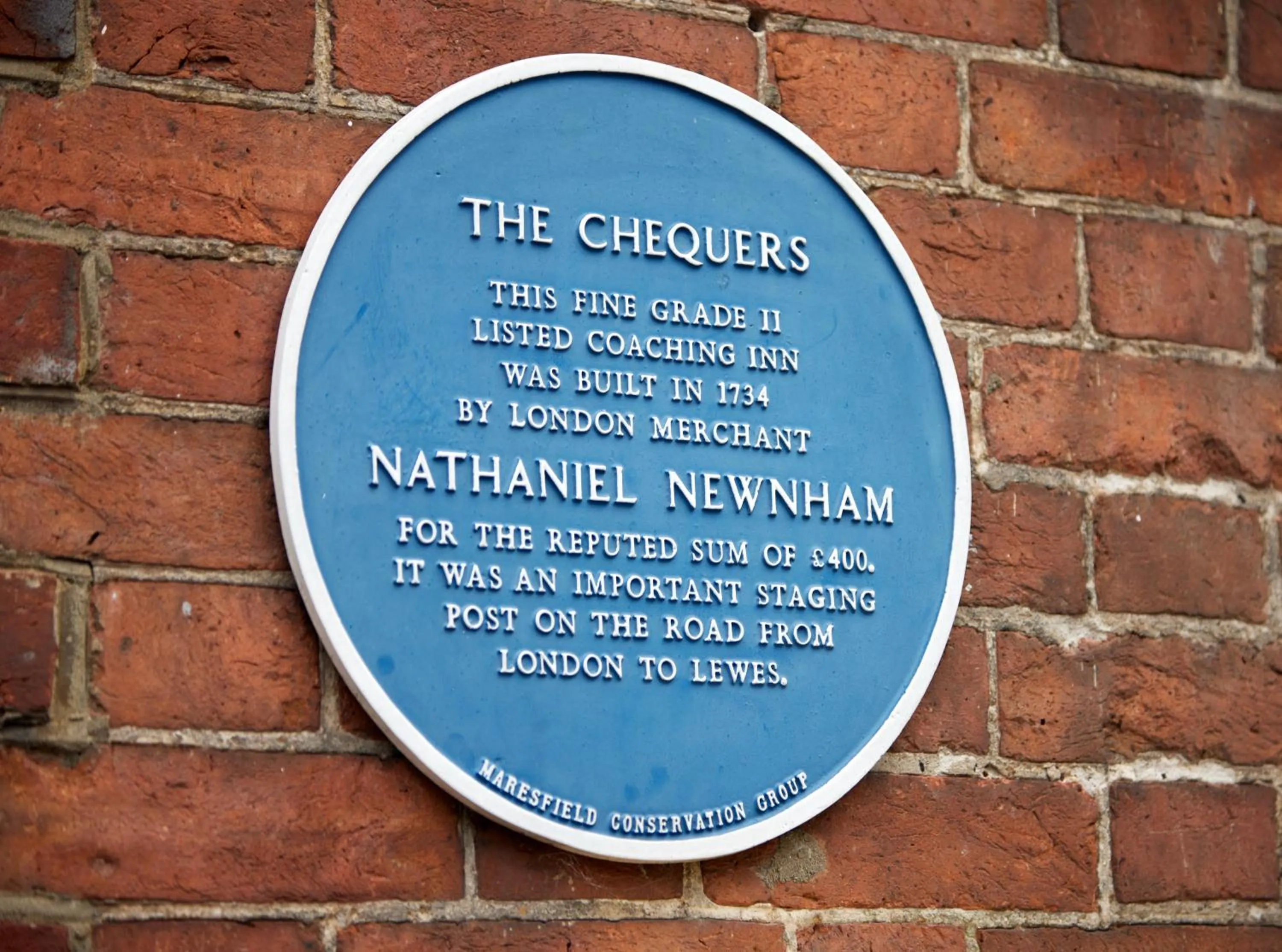 Logo/Certificate/Sign in Chequers Inn by Greene King Inns