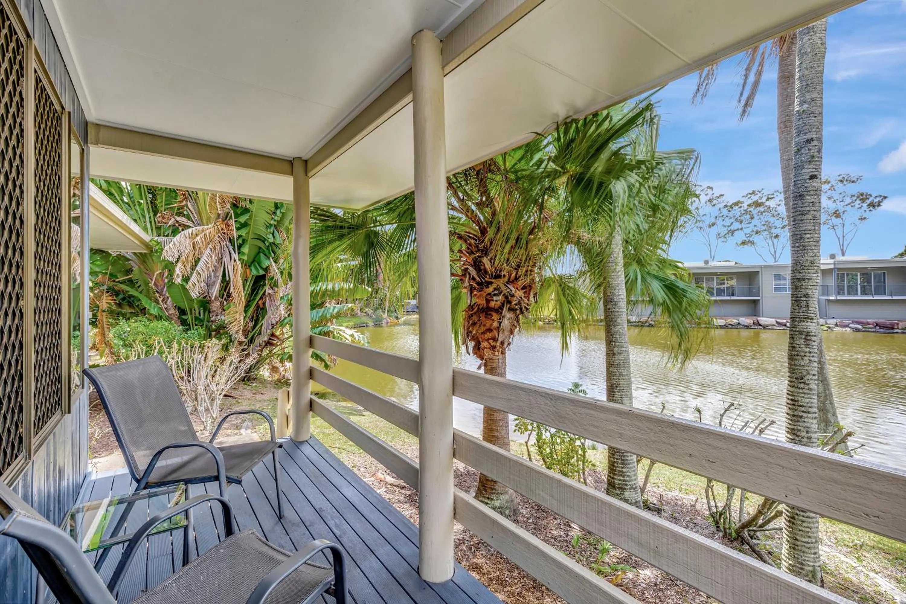 Balcony/Terrace in Sanctuary Lakes Fauna Retreat