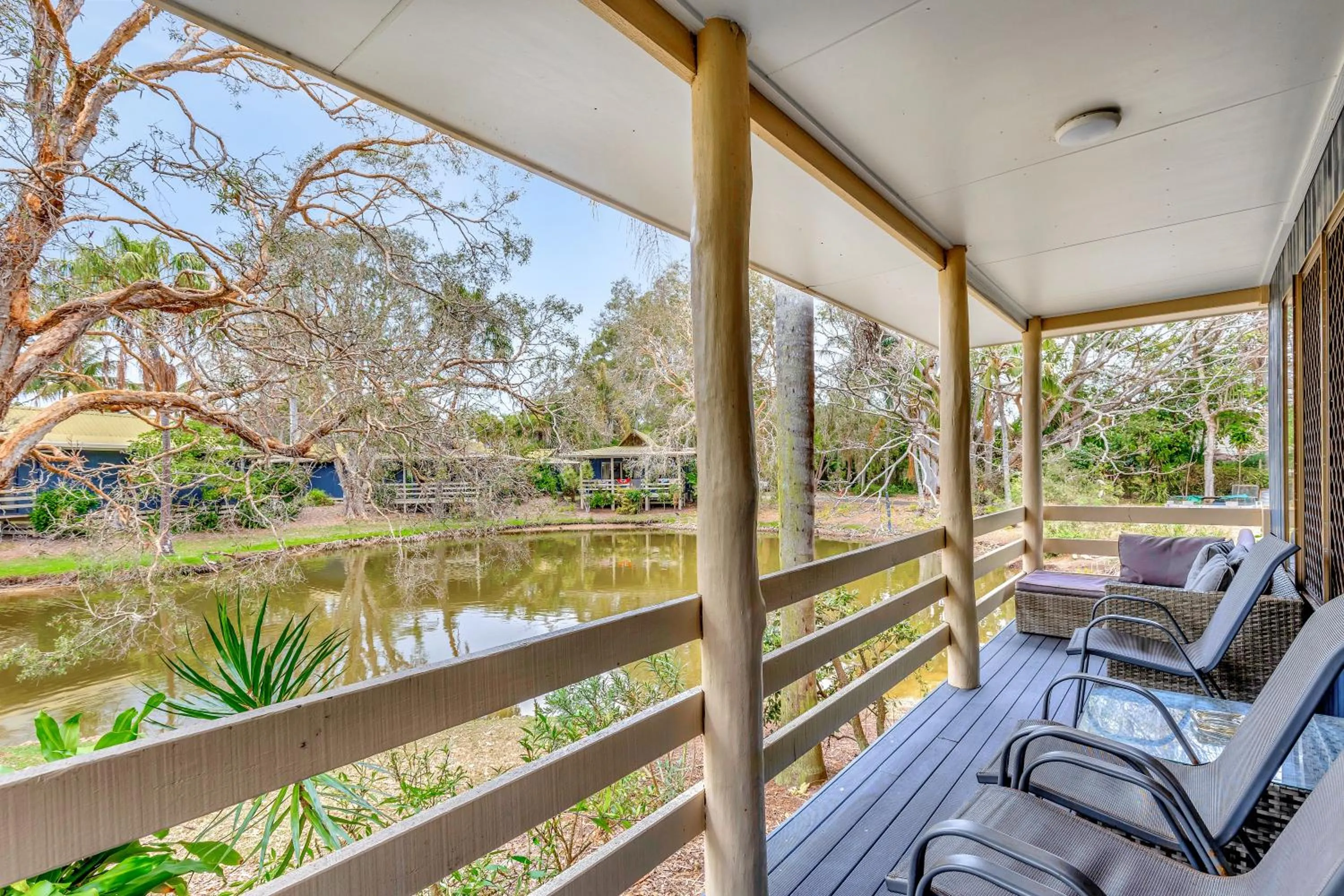 Natural landscape in Sanctuary Lakes Fauna Retreat