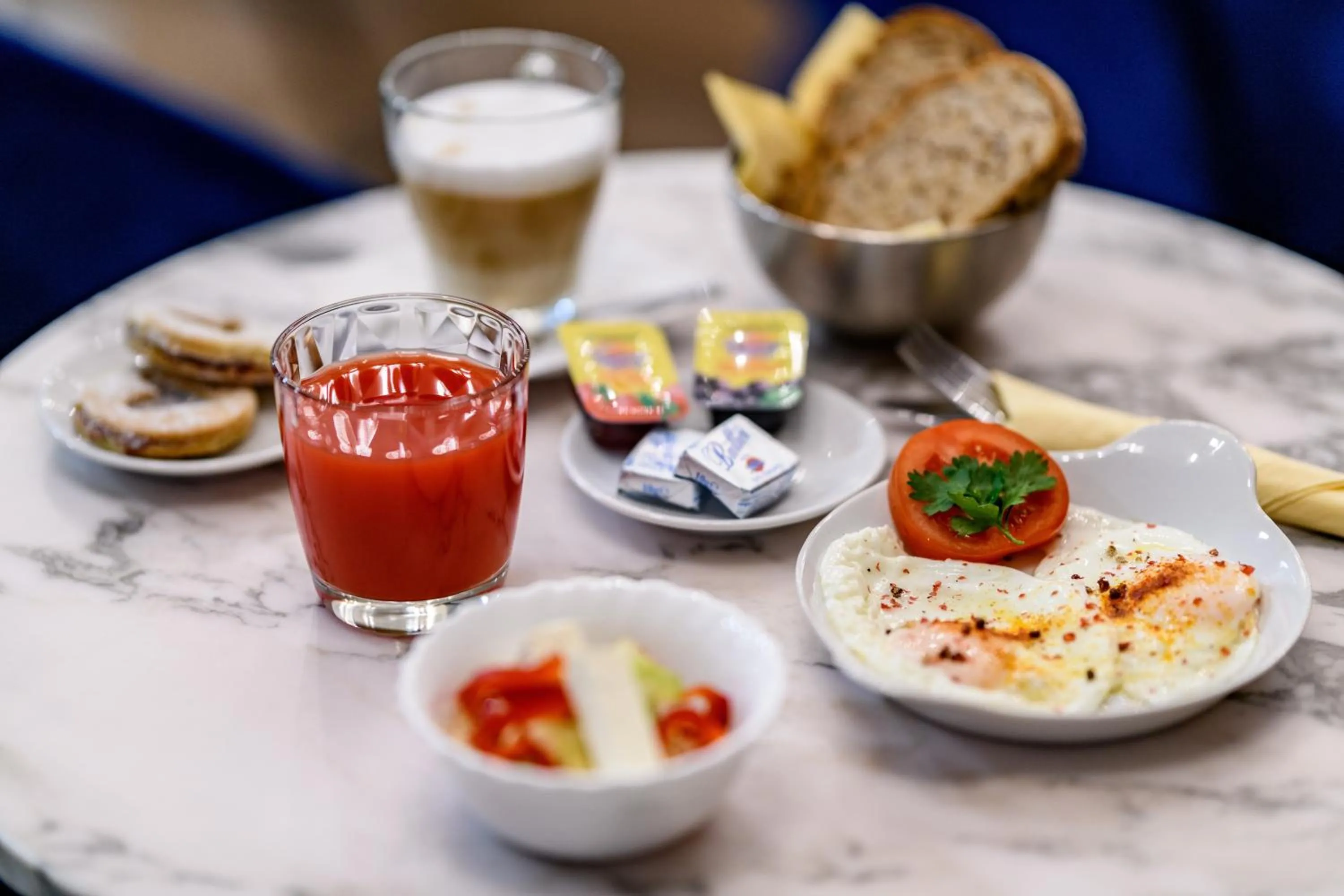 Food close-up in Hotel Silva