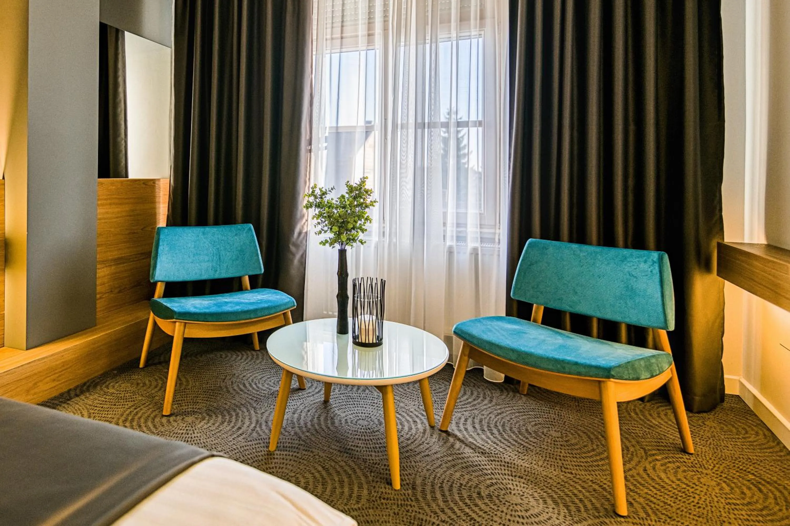 Seating area in Hotel Silva