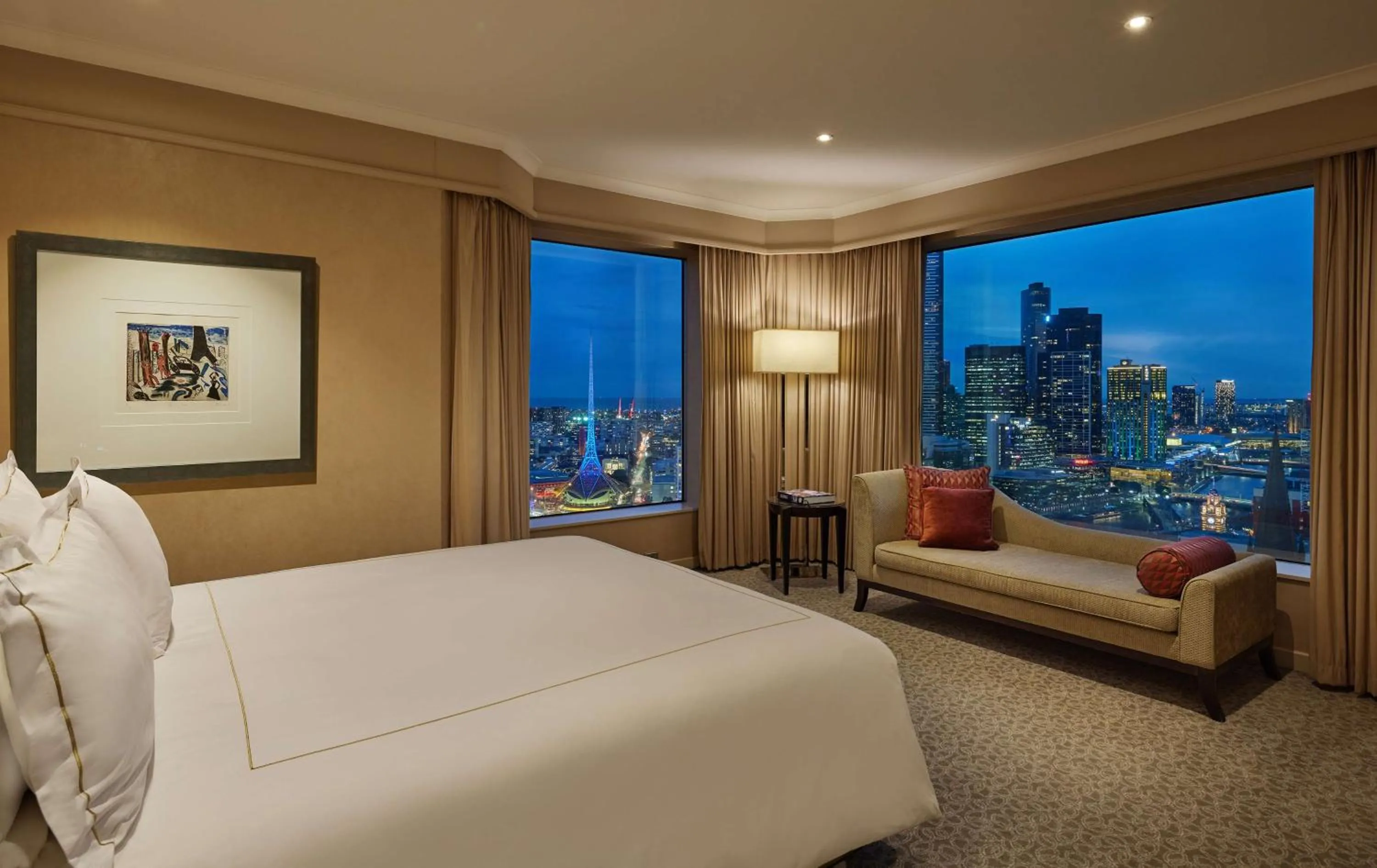 Photo of the whole room, Bed in Grand Hyatt Melbourne