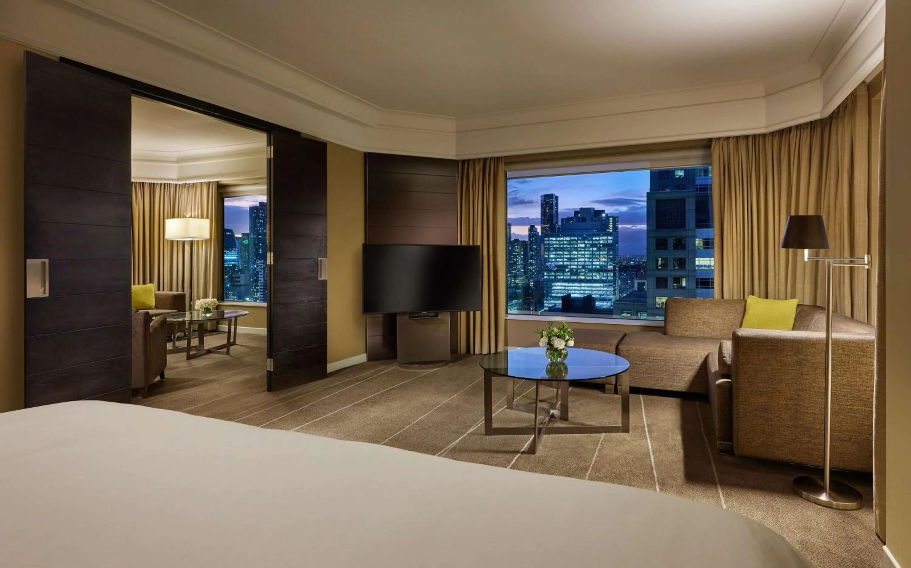 Photo of the whole room, Bed in Grand Hyatt Melbourne