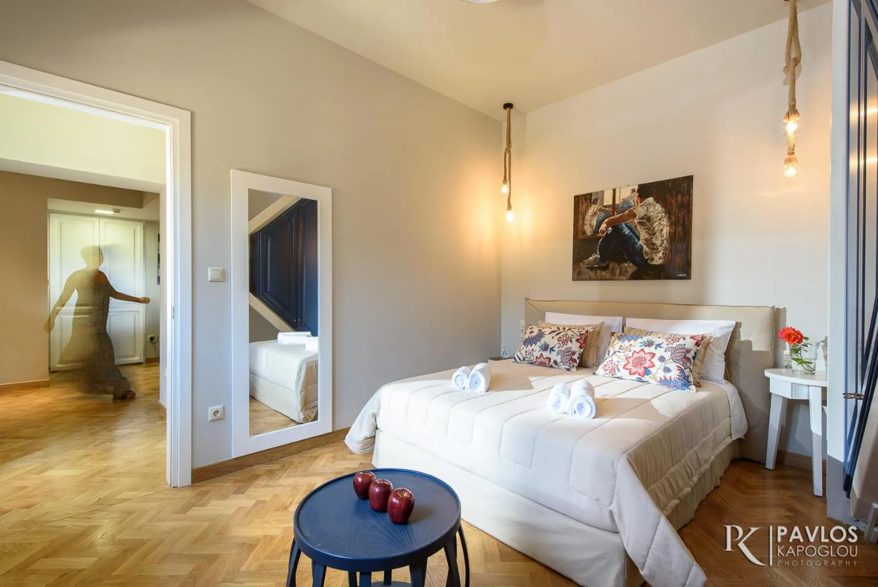 Bed in Candia Suites & Rooms