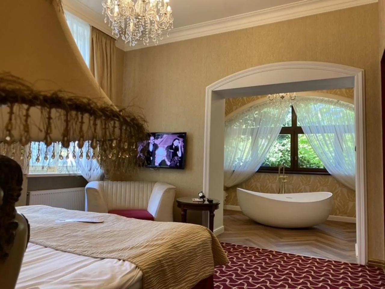 Seating area, Bed in Bohema Boutique Hotel & Spa