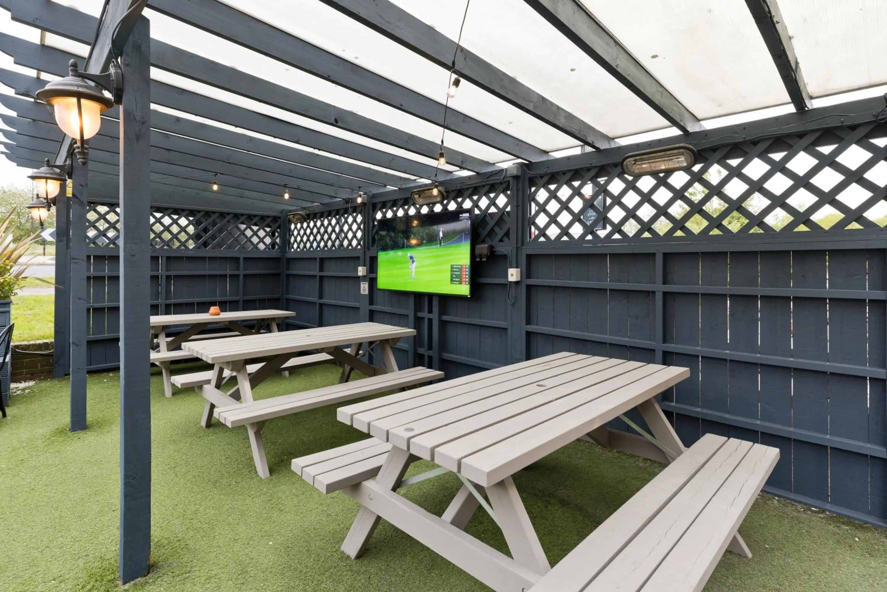 Garden in Blue Bell Lodge Hotel