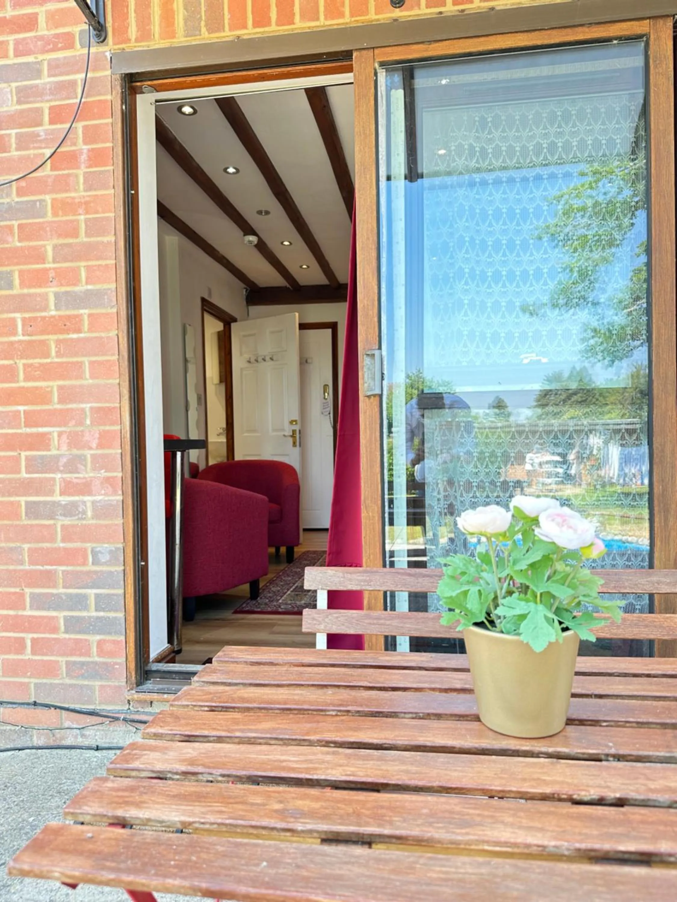 Patio in Anand Lodge