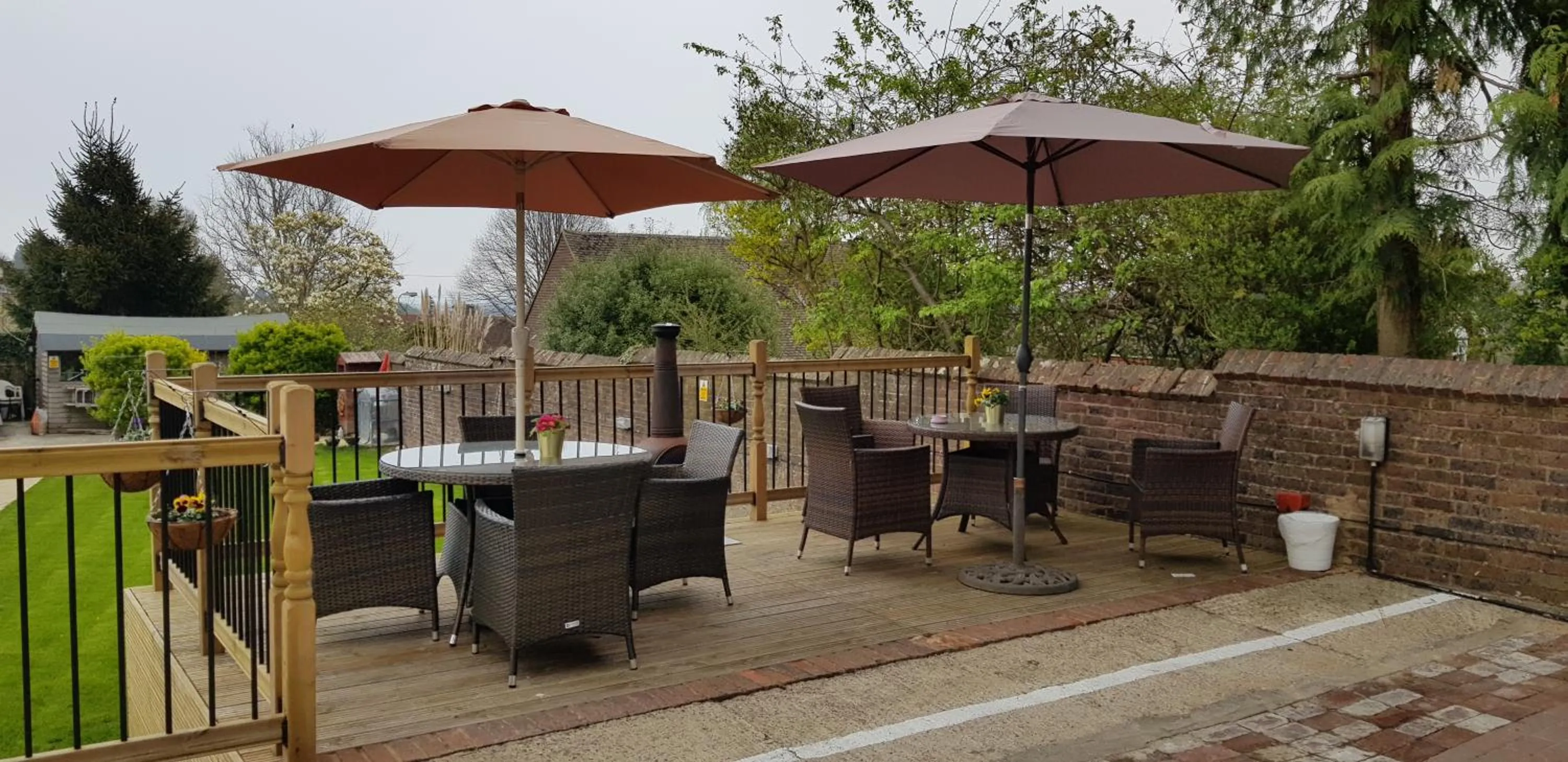 Patio in Anand Lodge