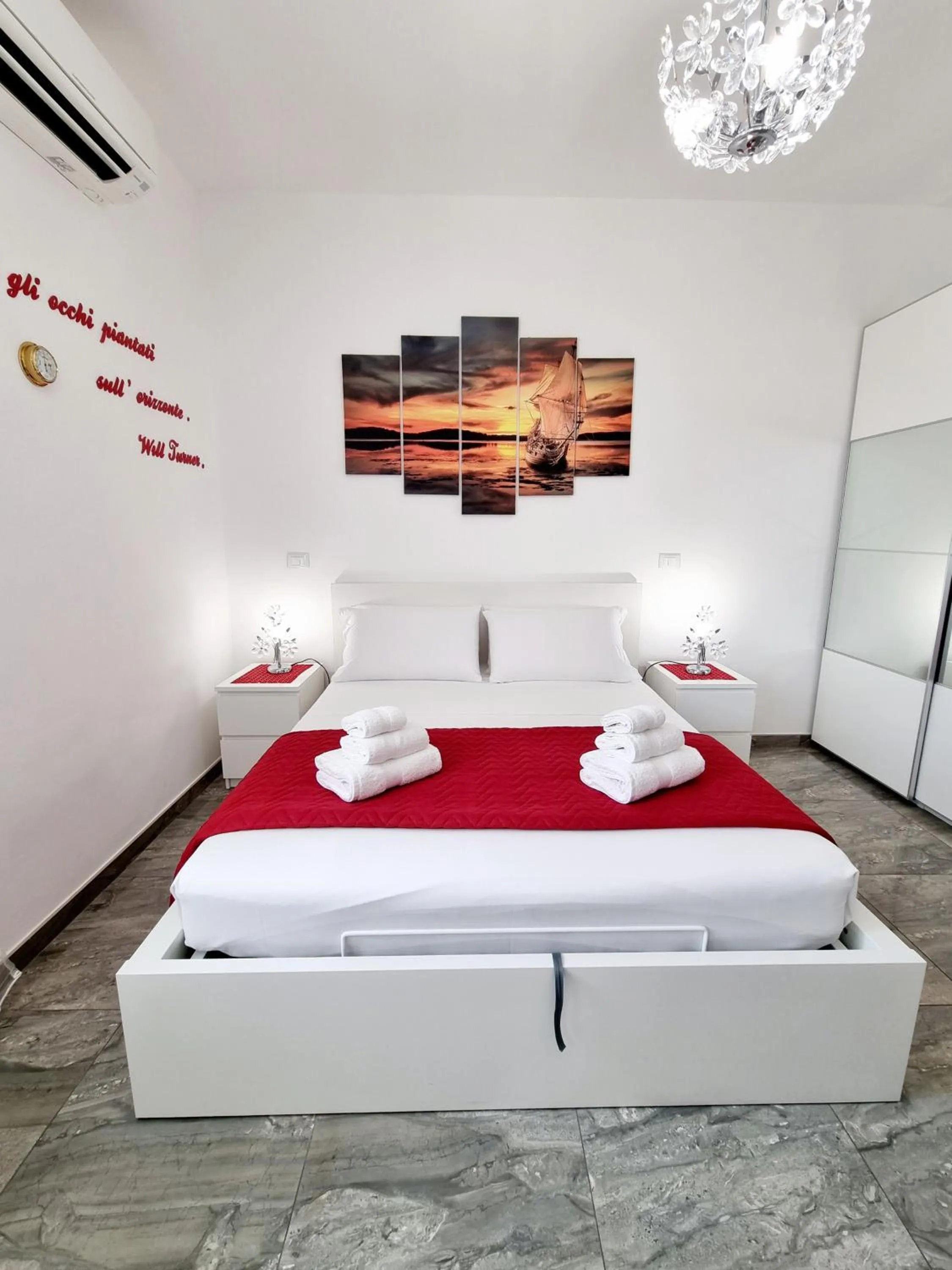Bed in Albatros B&B Porto Cesareo