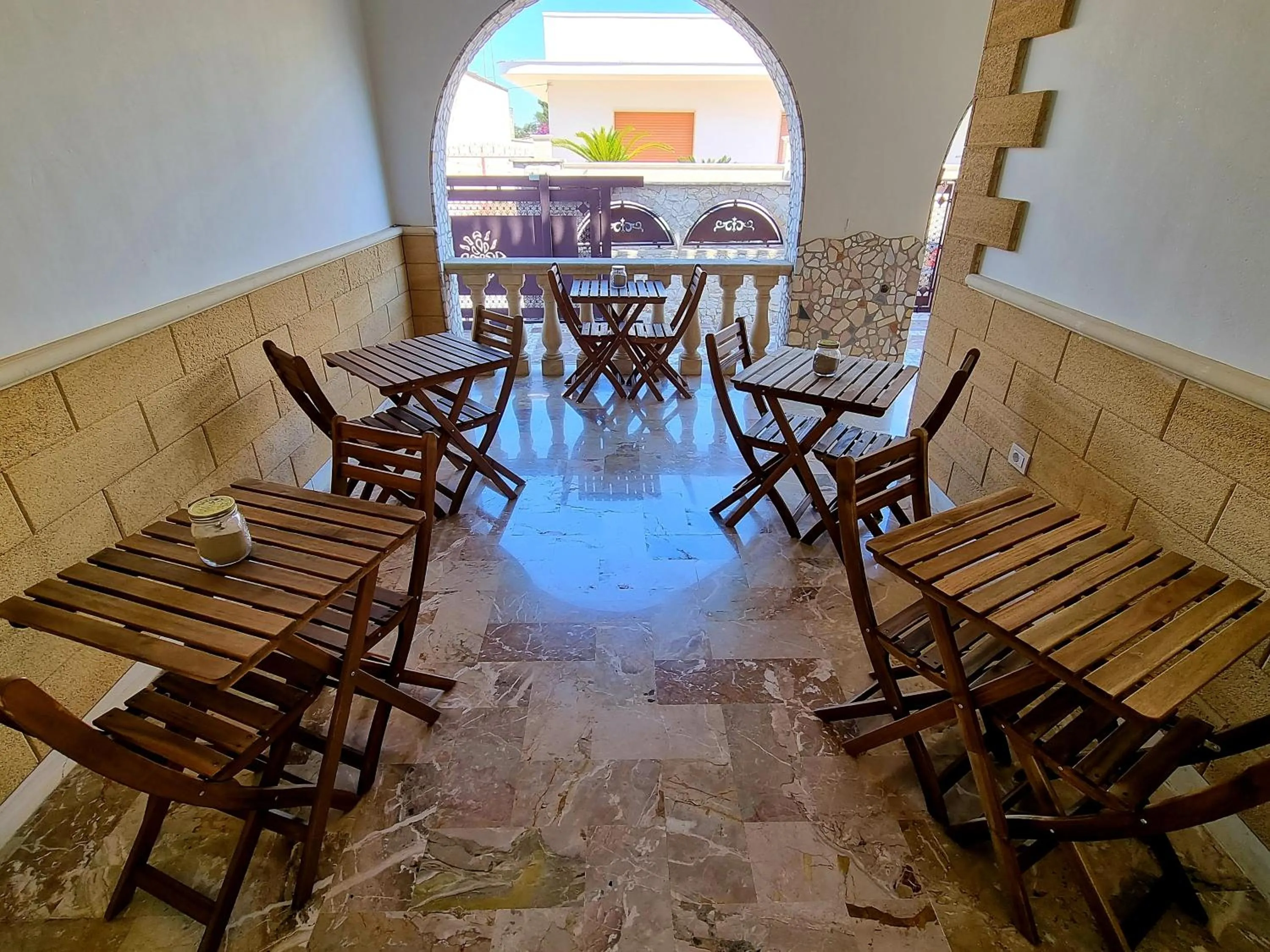 Patio in Albatros B&B Porto Cesareo