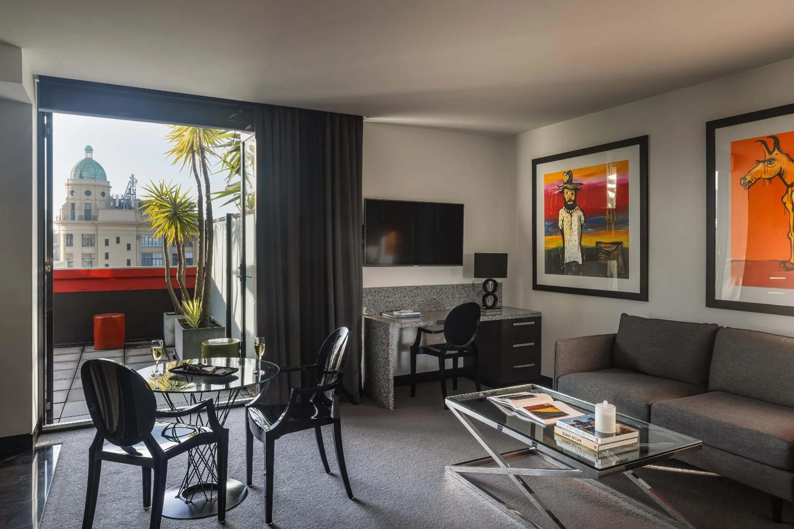 Living room in The Cullen Melbourne - Art Series