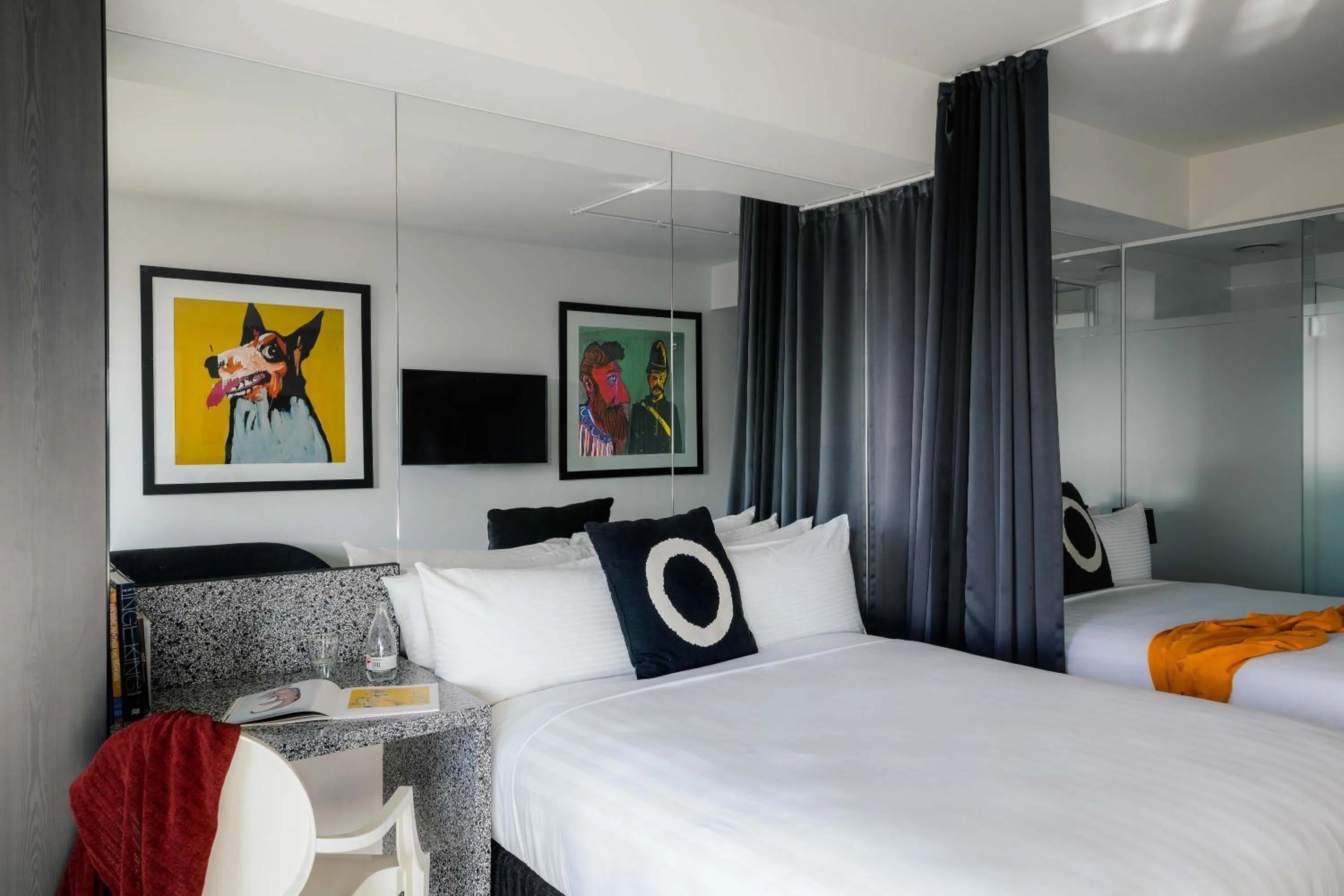 Bed in The Cullen Melbourne - Art Series