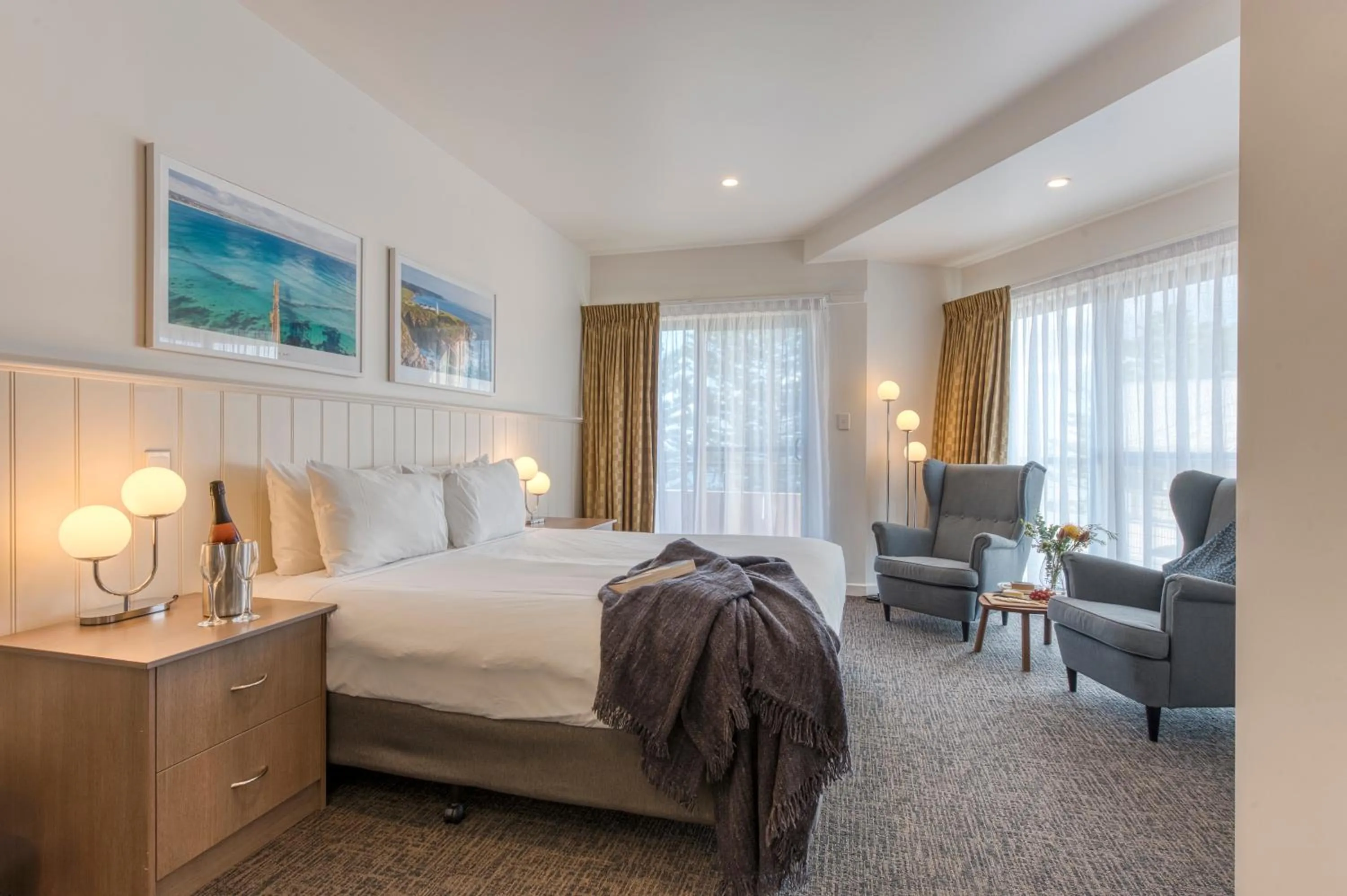 Bed in Ozone Hotel Kangaroo Island