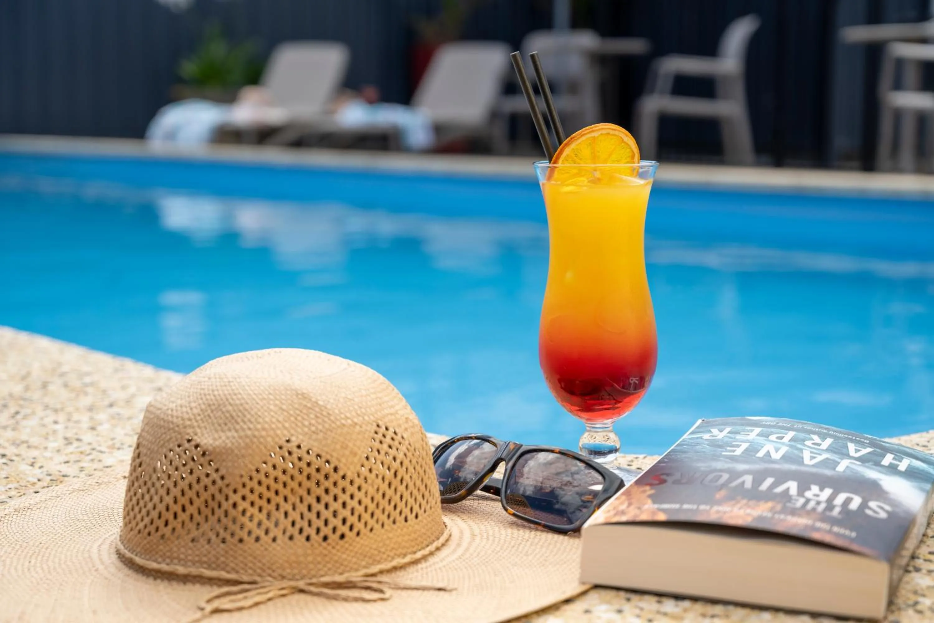 Pool view in Ozone Hotel Kangaroo Island
