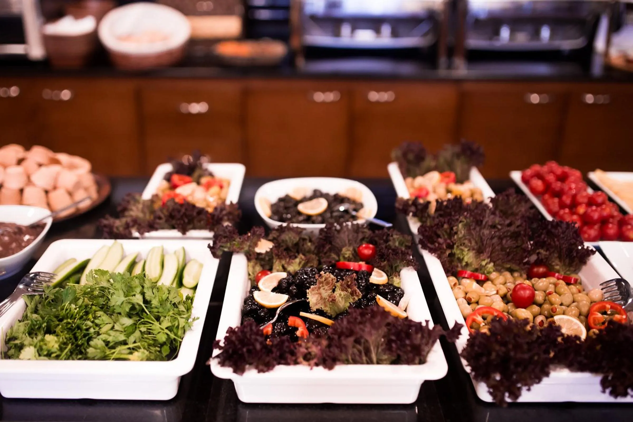 Buffet breakfast in Aripsas Hotel