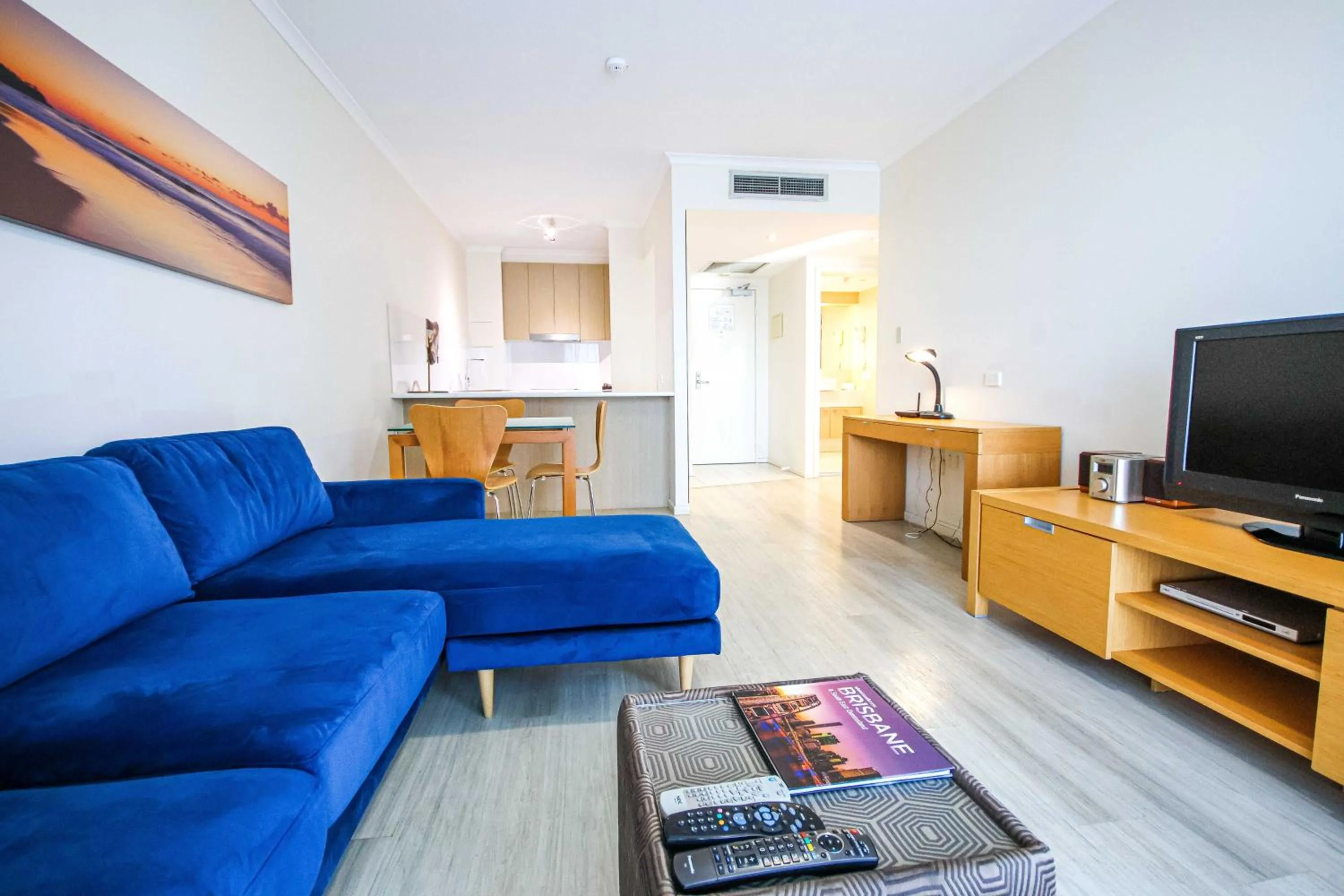 Living room in Dockside Brisbane