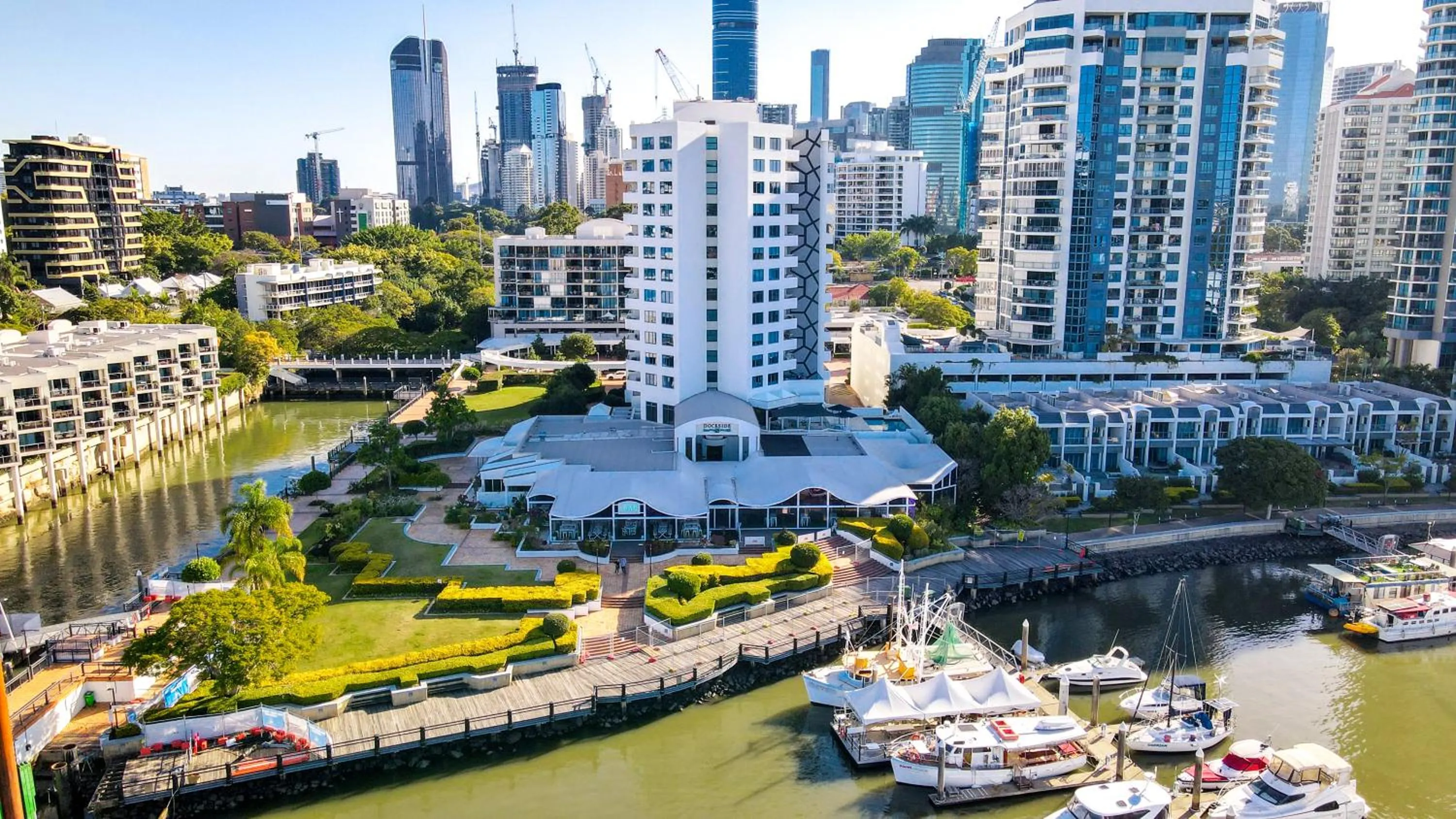 Property building in Dockside Brisbane