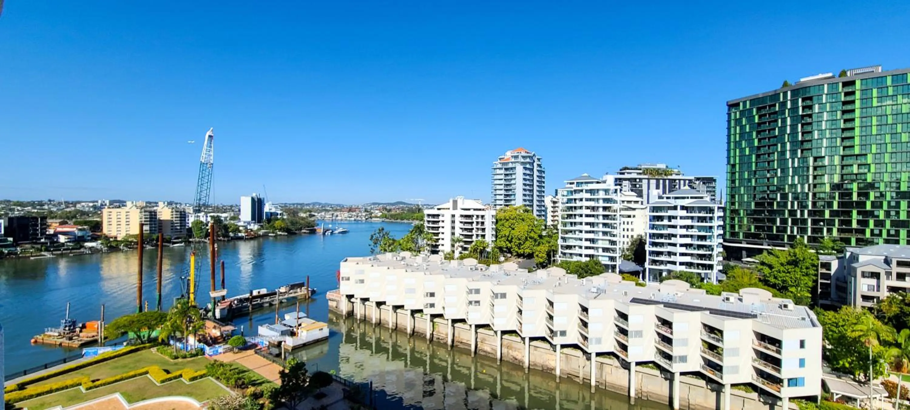 River view in Dockside Brisbane