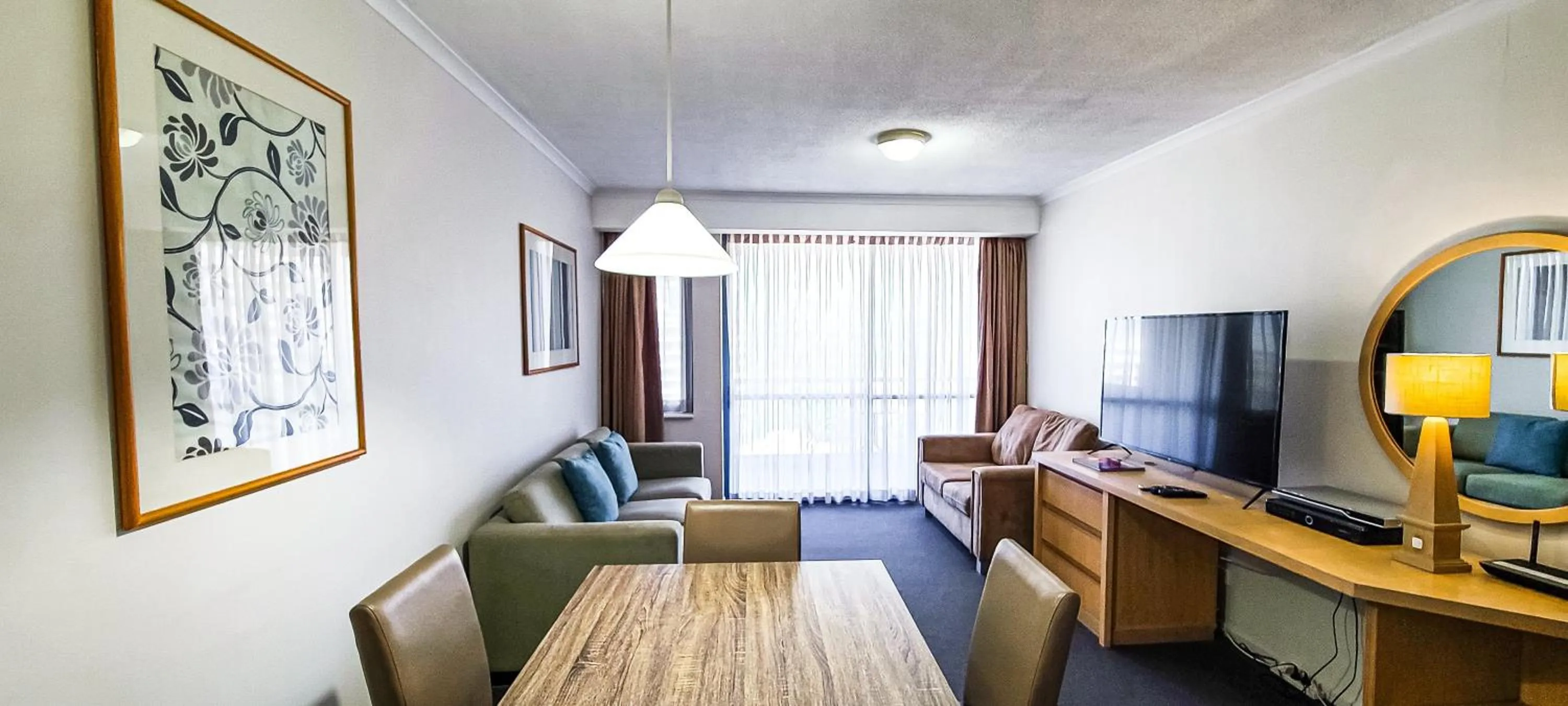 Living room in Dockside Brisbane