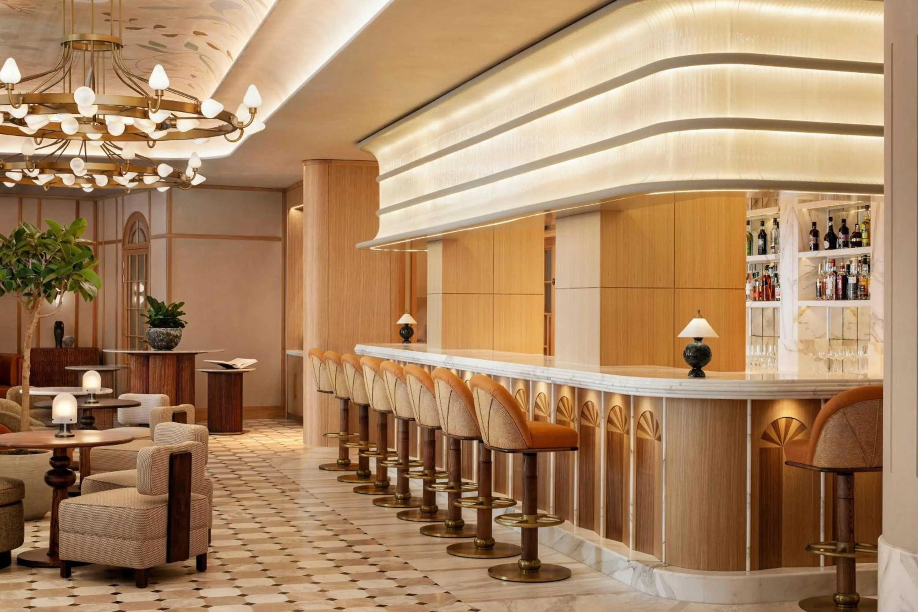 Lounge or bar in Montcalm Mayfair, Autograph Collection