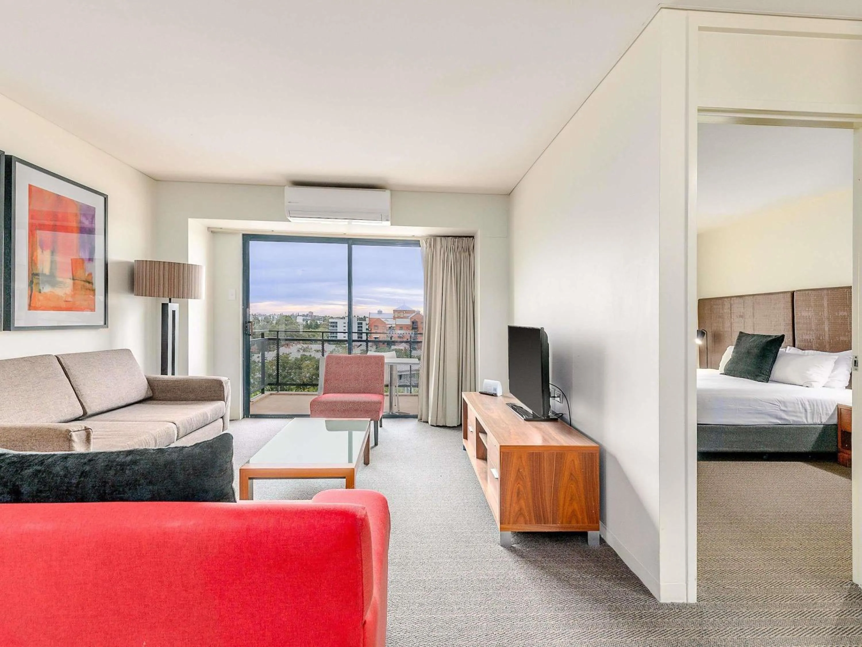 Bedroom, Bed in Mantra on Hay Perth