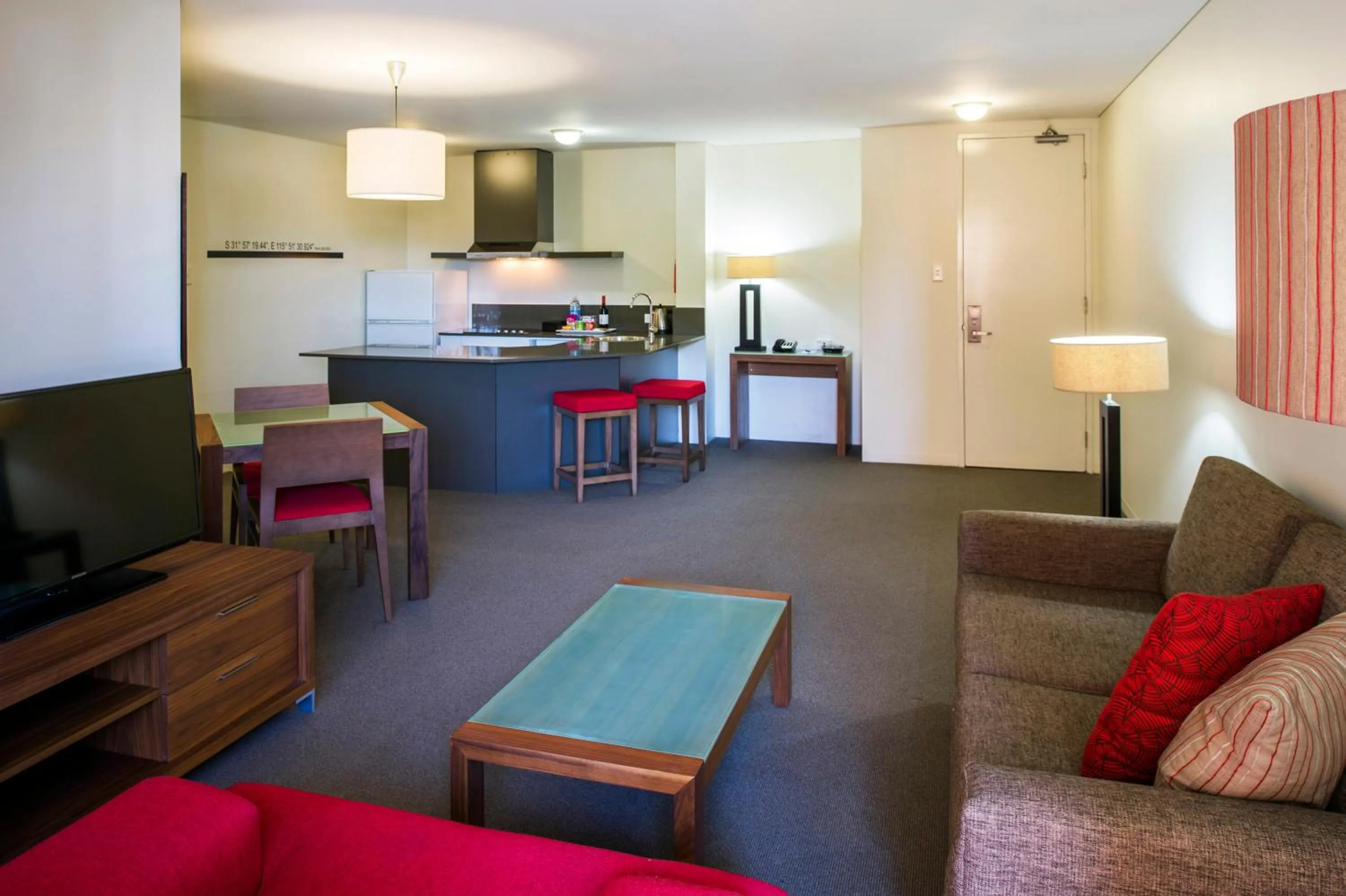 Living room in Mantra on Hay Perth