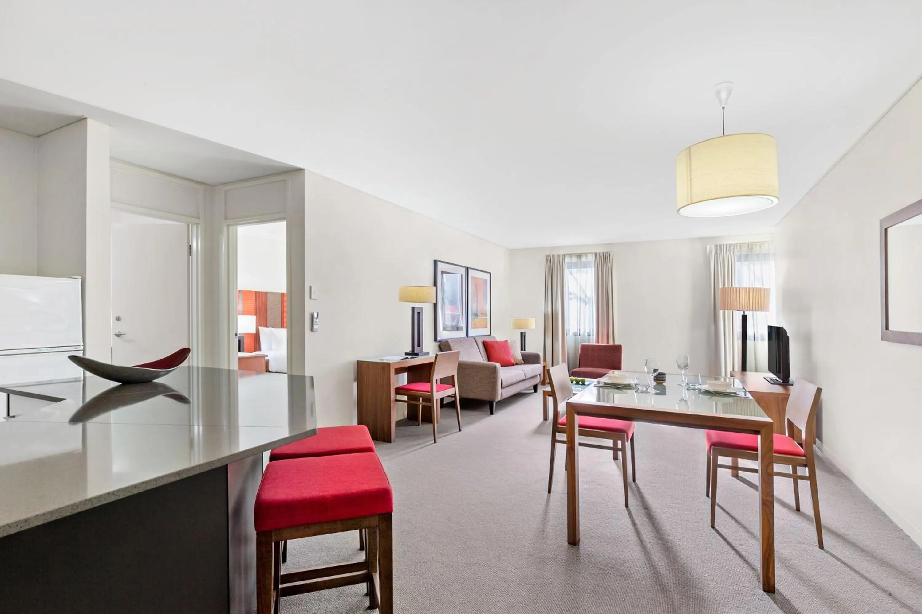 Living room in Mantra on Hay Perth