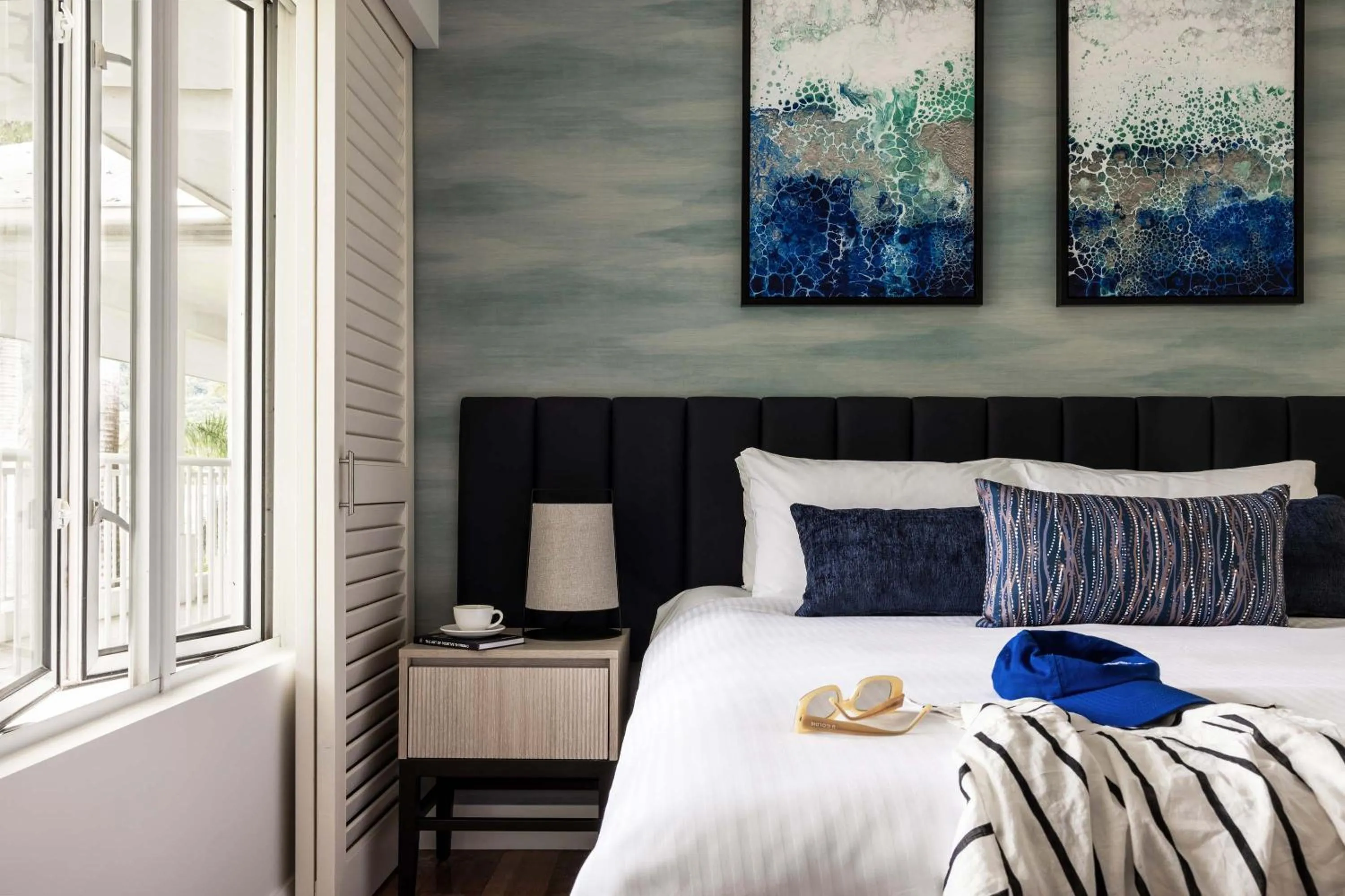 Bed in Peppers Beach Club & Spa