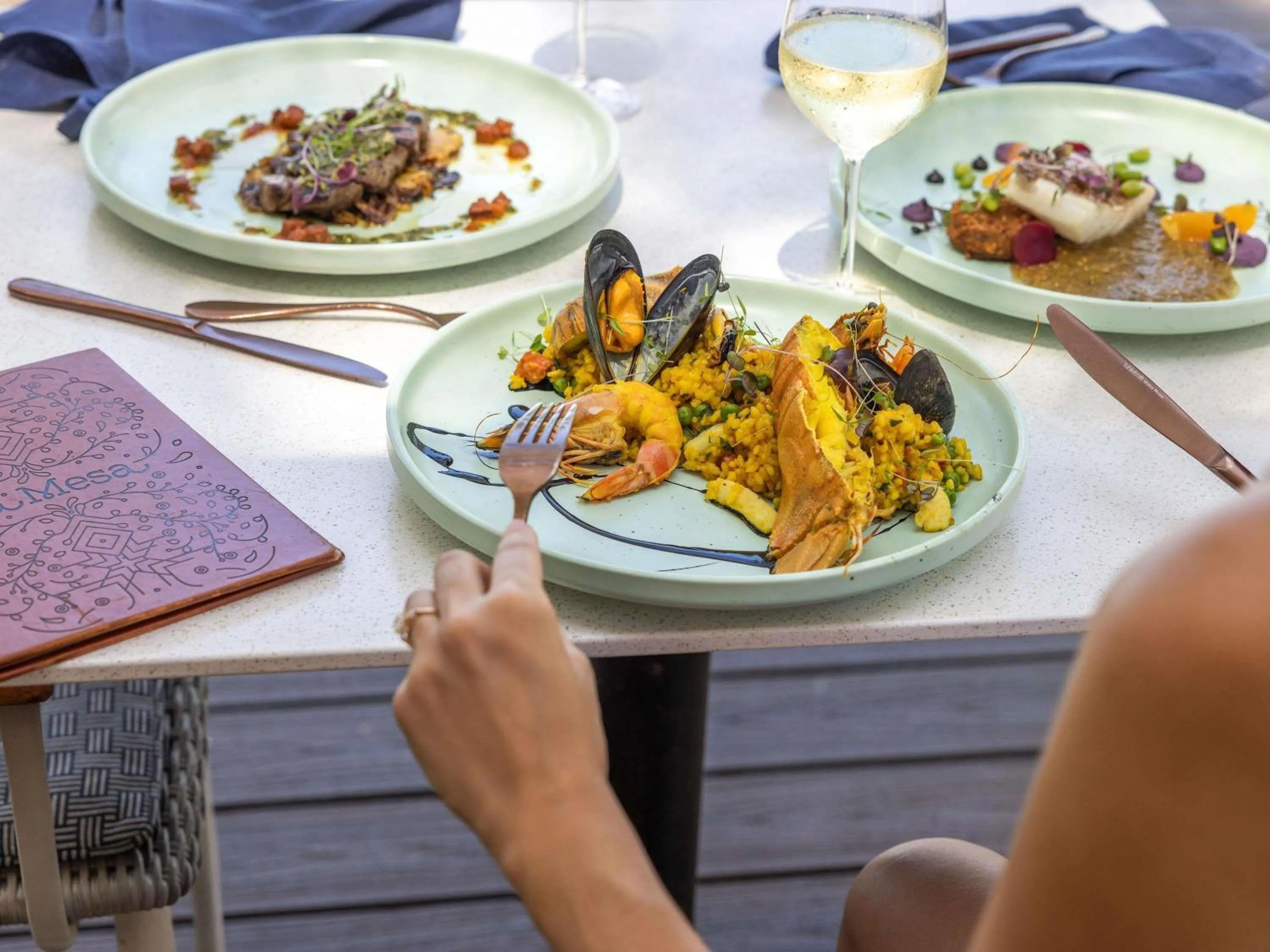 Restaurant/places to eat in Peppers Beach Club & Spa