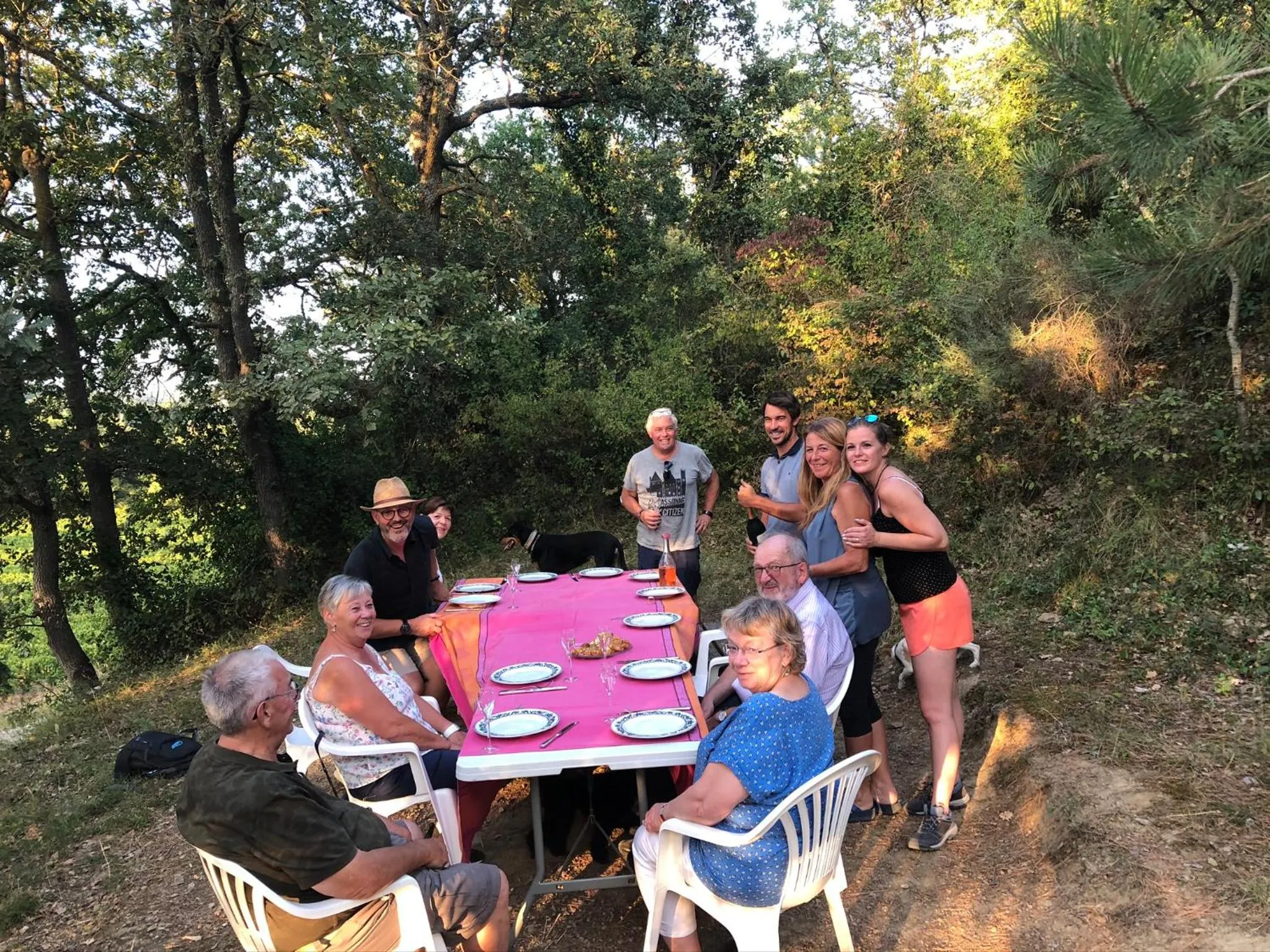 People in Le Clos des Troubadours