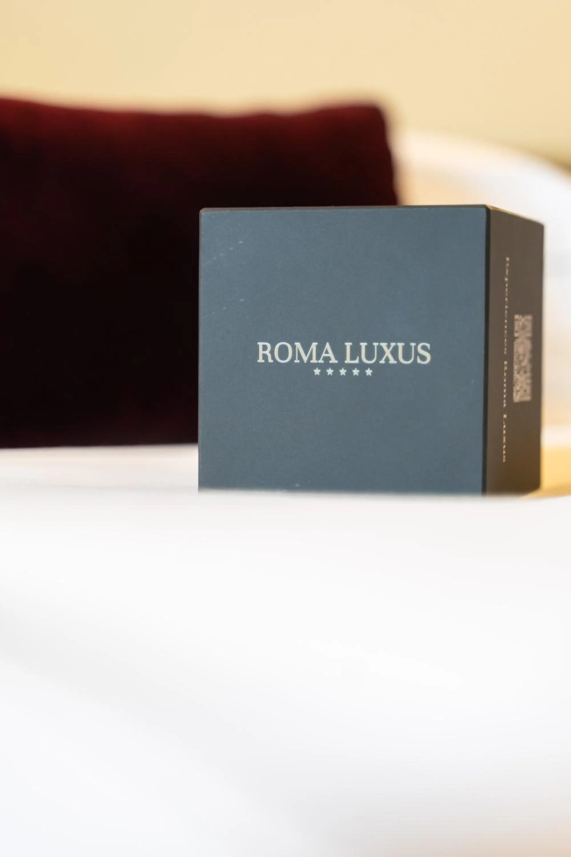 Text overlay in Roma Luxus Hotel