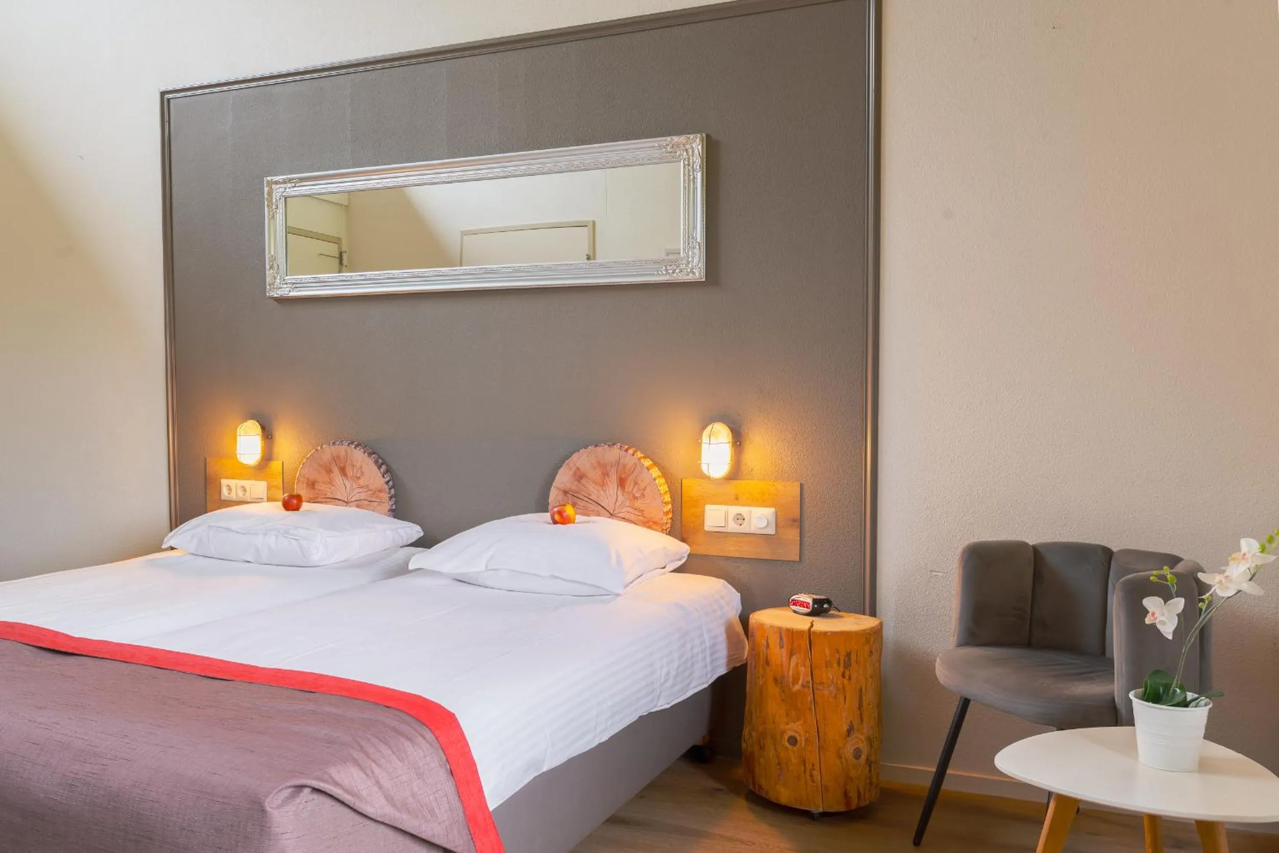 Bed in Landhotel Diever