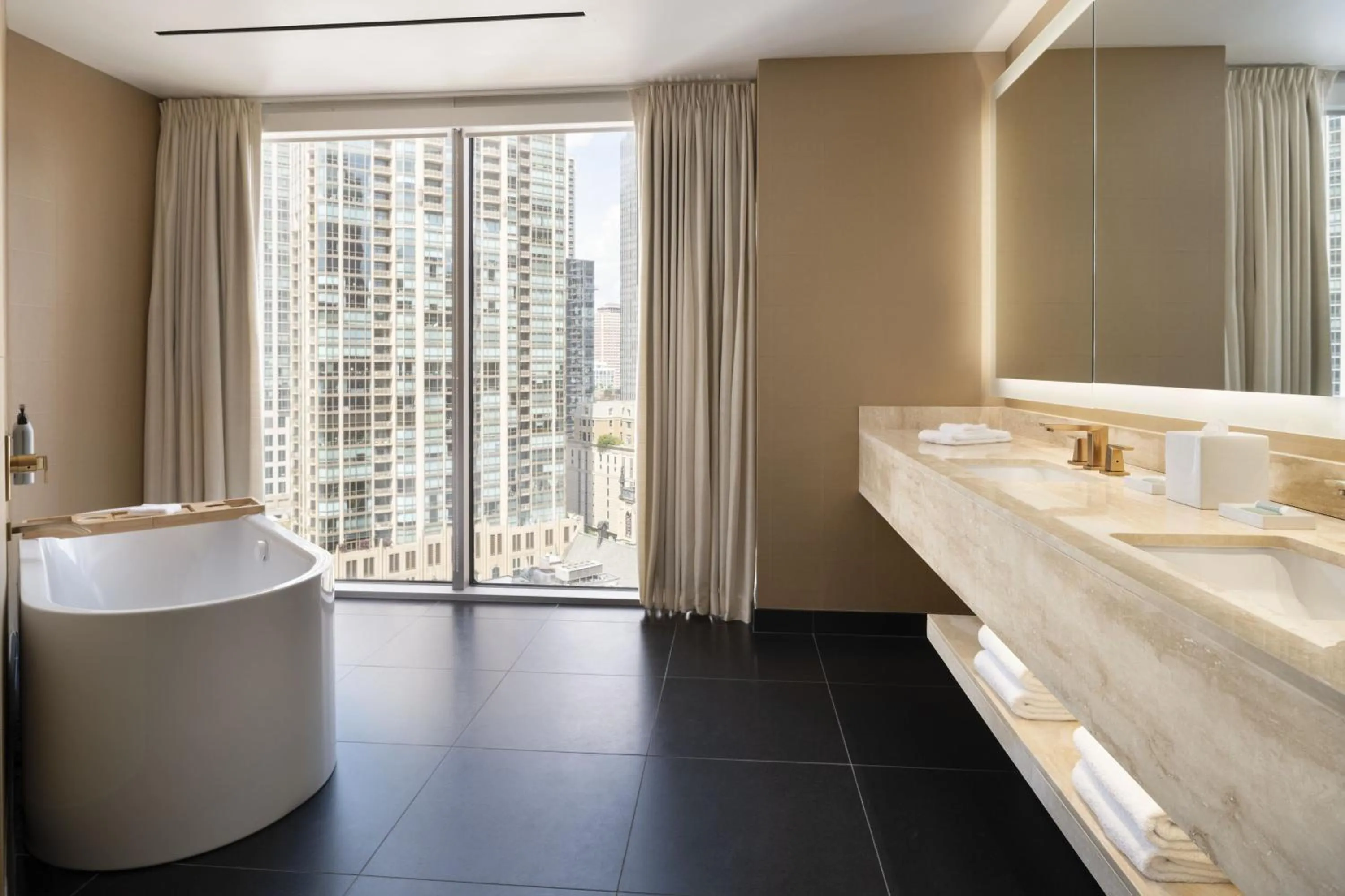 Bathroom in Conrad Chicago