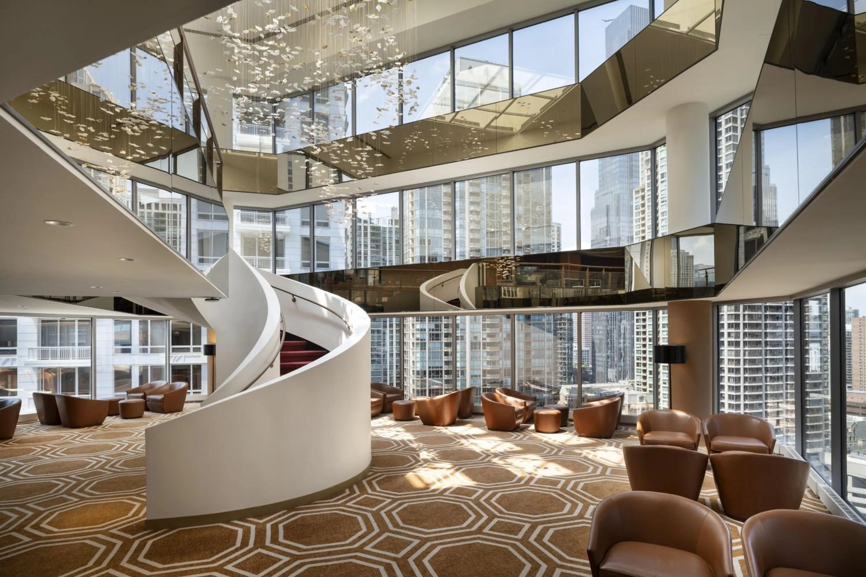 Lobby or reception in Conrad Chicago